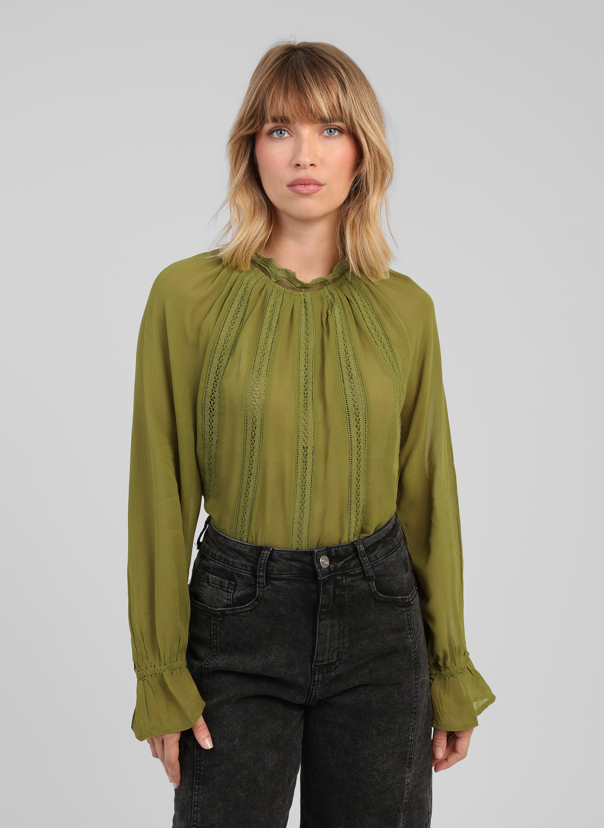 SALOUNA Matcha Blouse