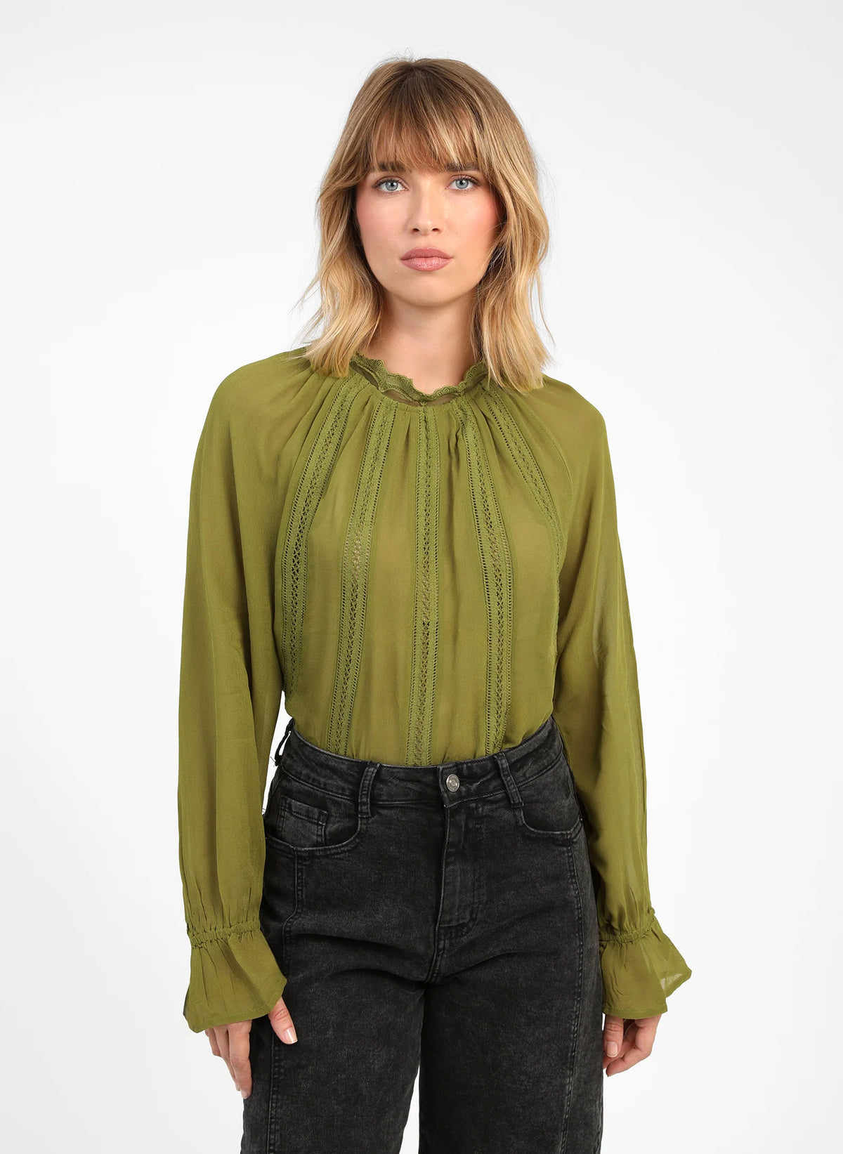 SALOUNA Matcha Blouse