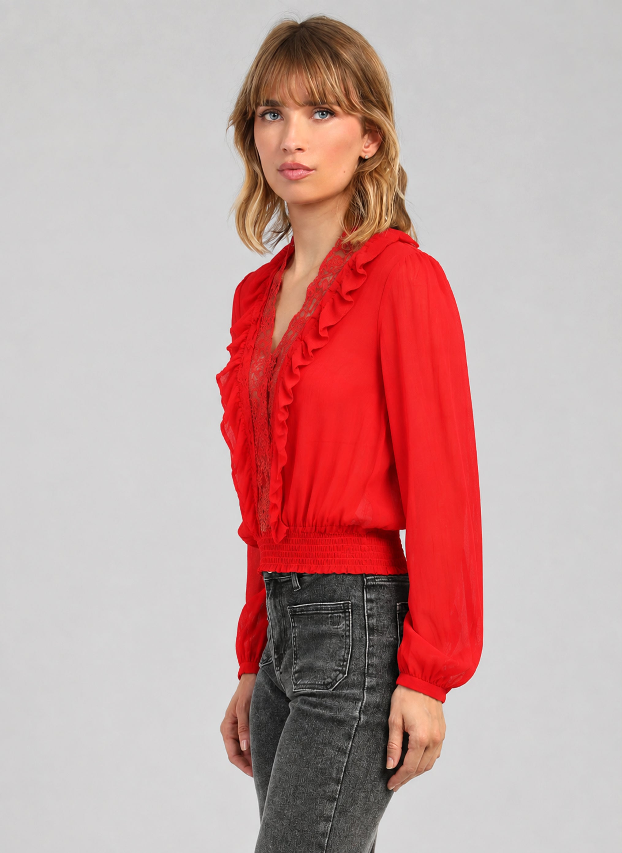 TOP SAMISTA rouge