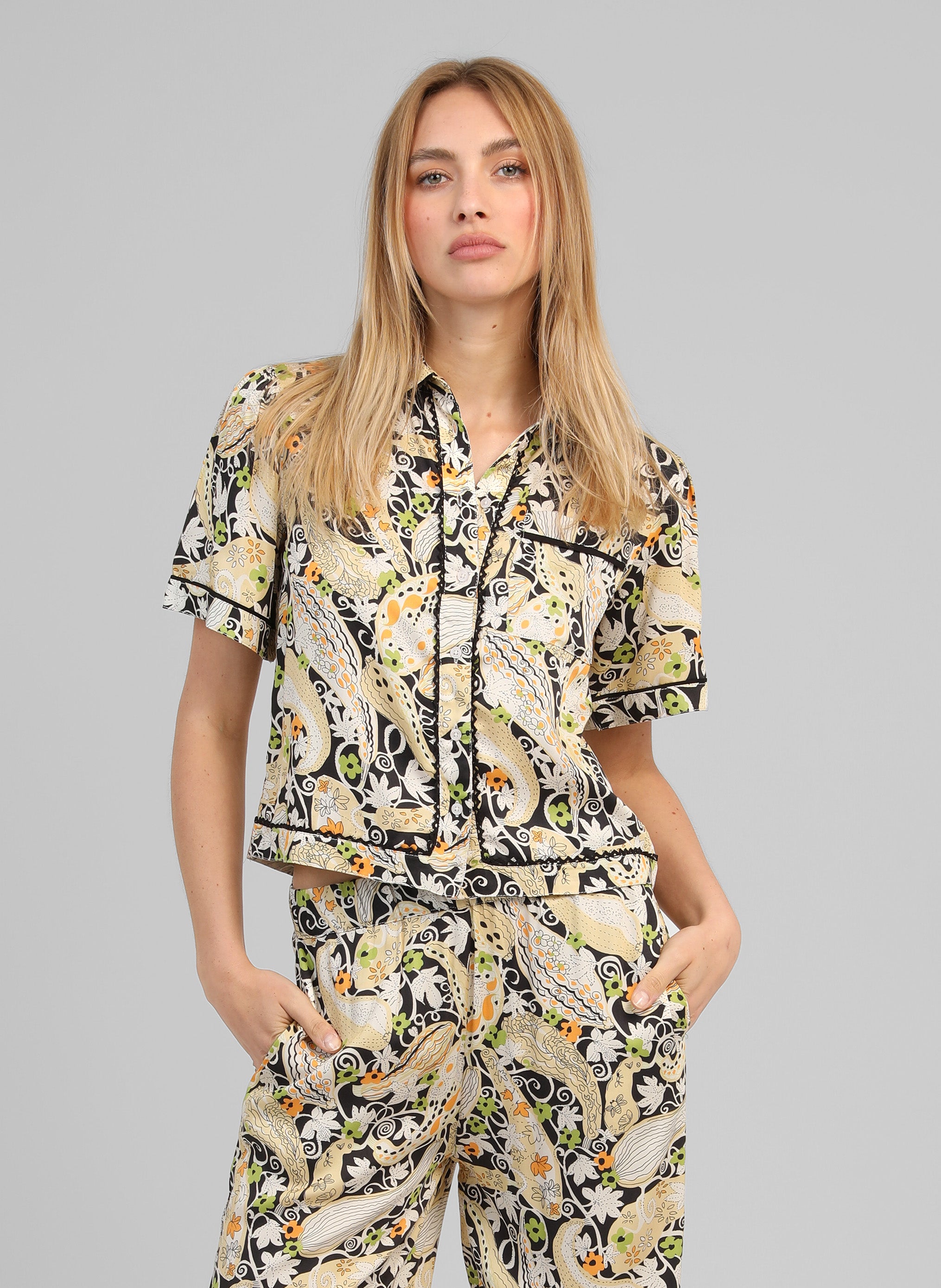 CHEMISE SARIEL melancolia noir