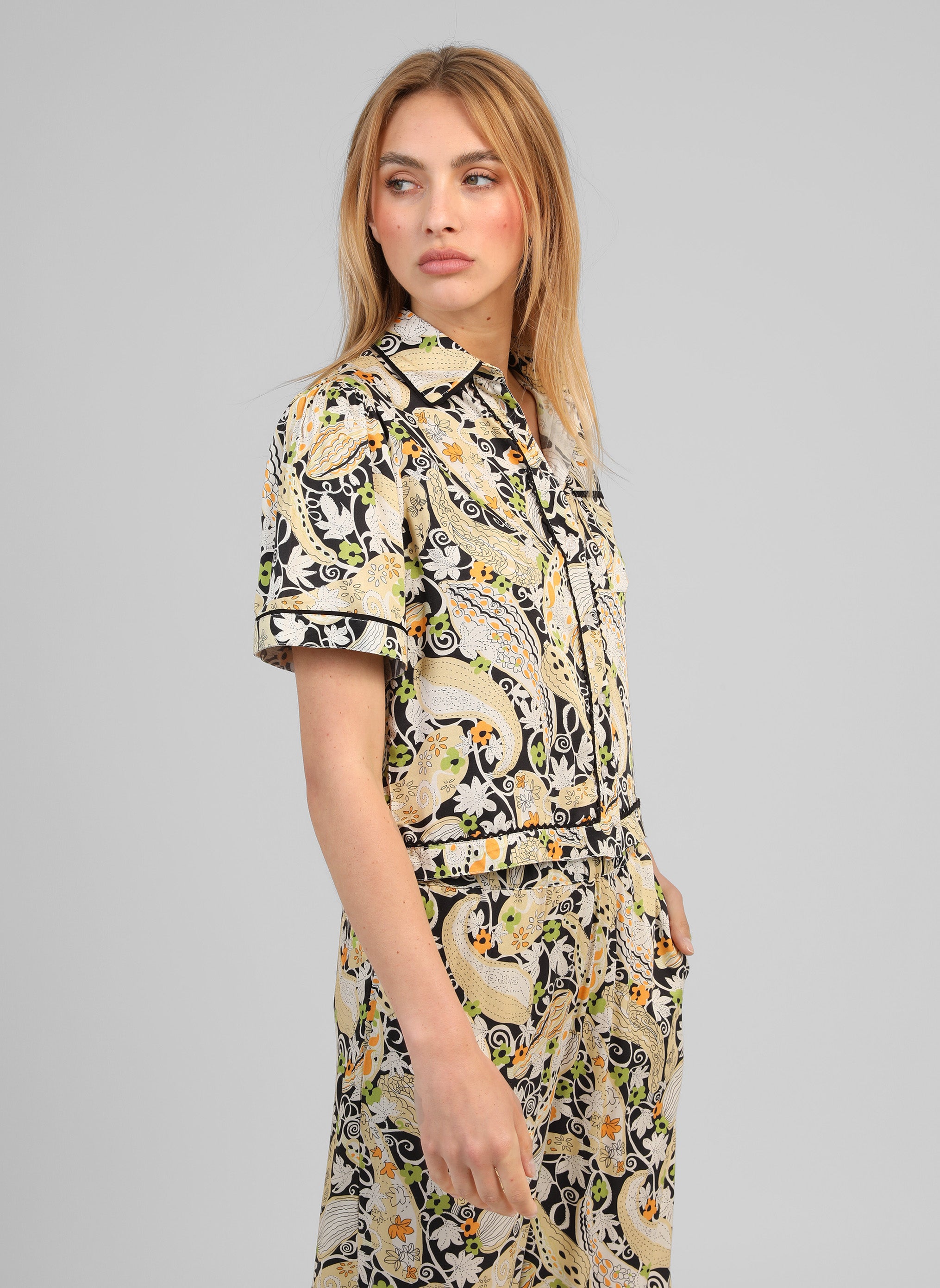 CHEMISE SARIEL melancolia noir