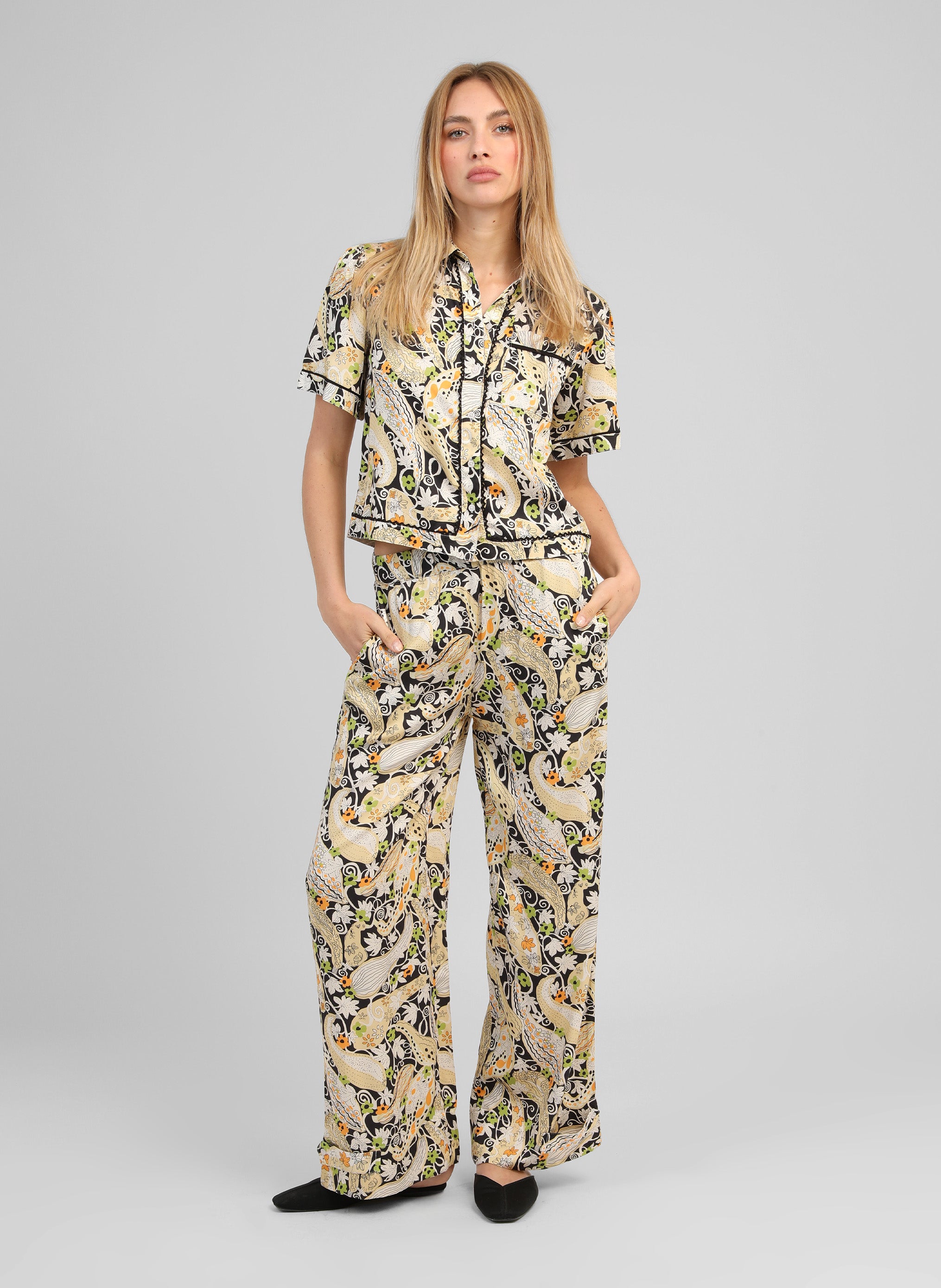 CHEMISE SARIEL melancolia noir