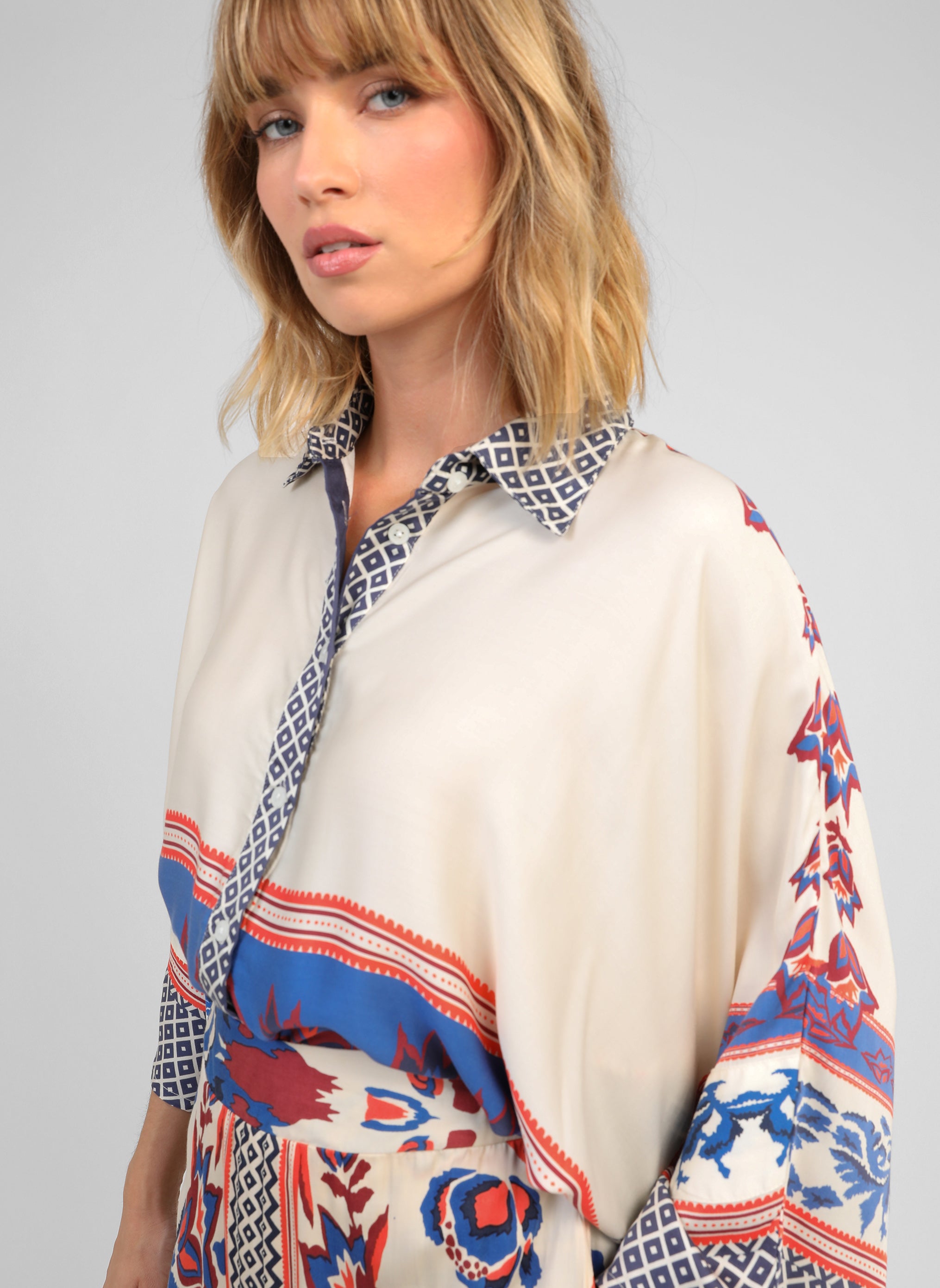 CHEMISE SARLENA galatea bleu