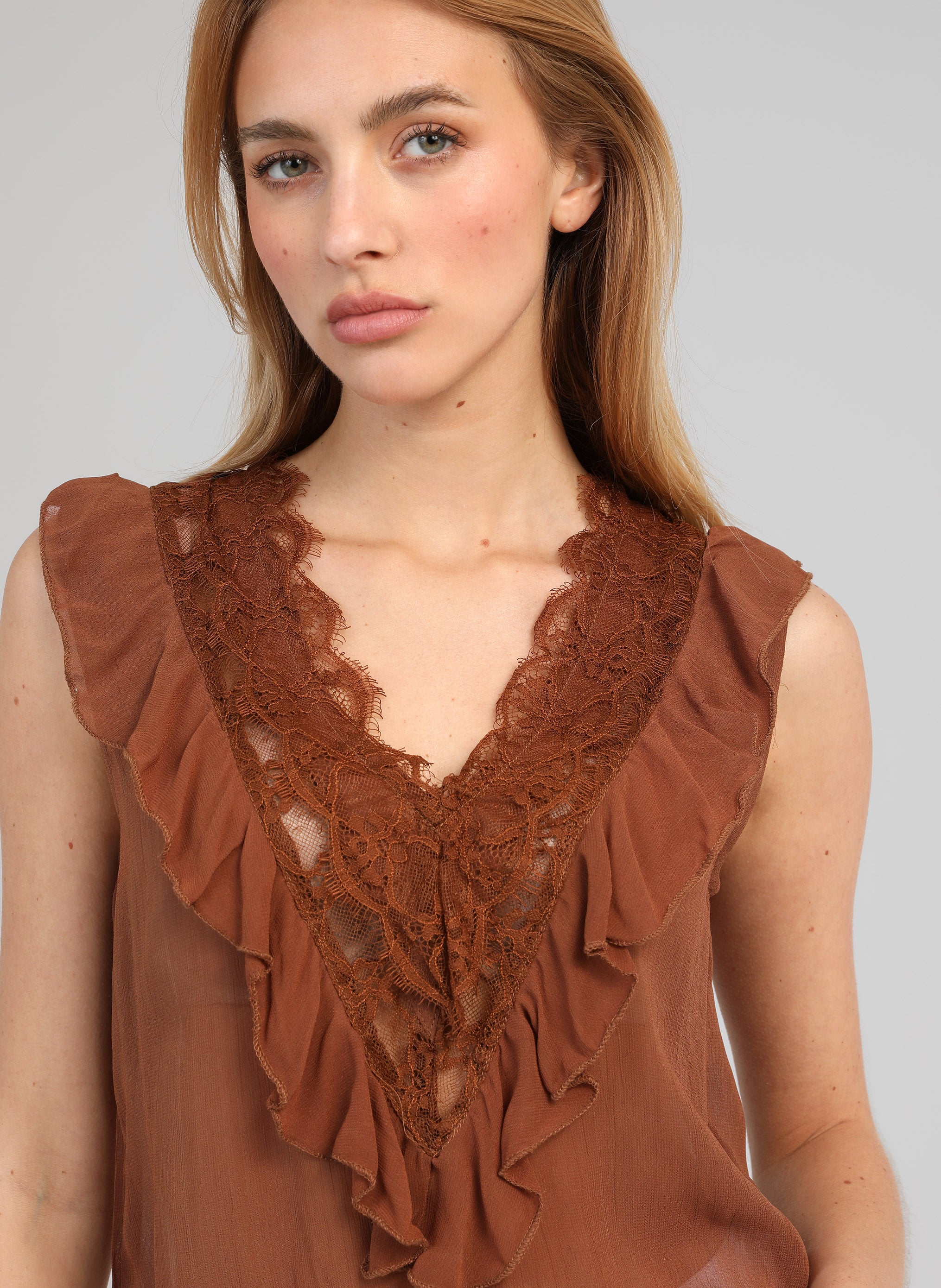 DEBARDEUR SAVILMA marron