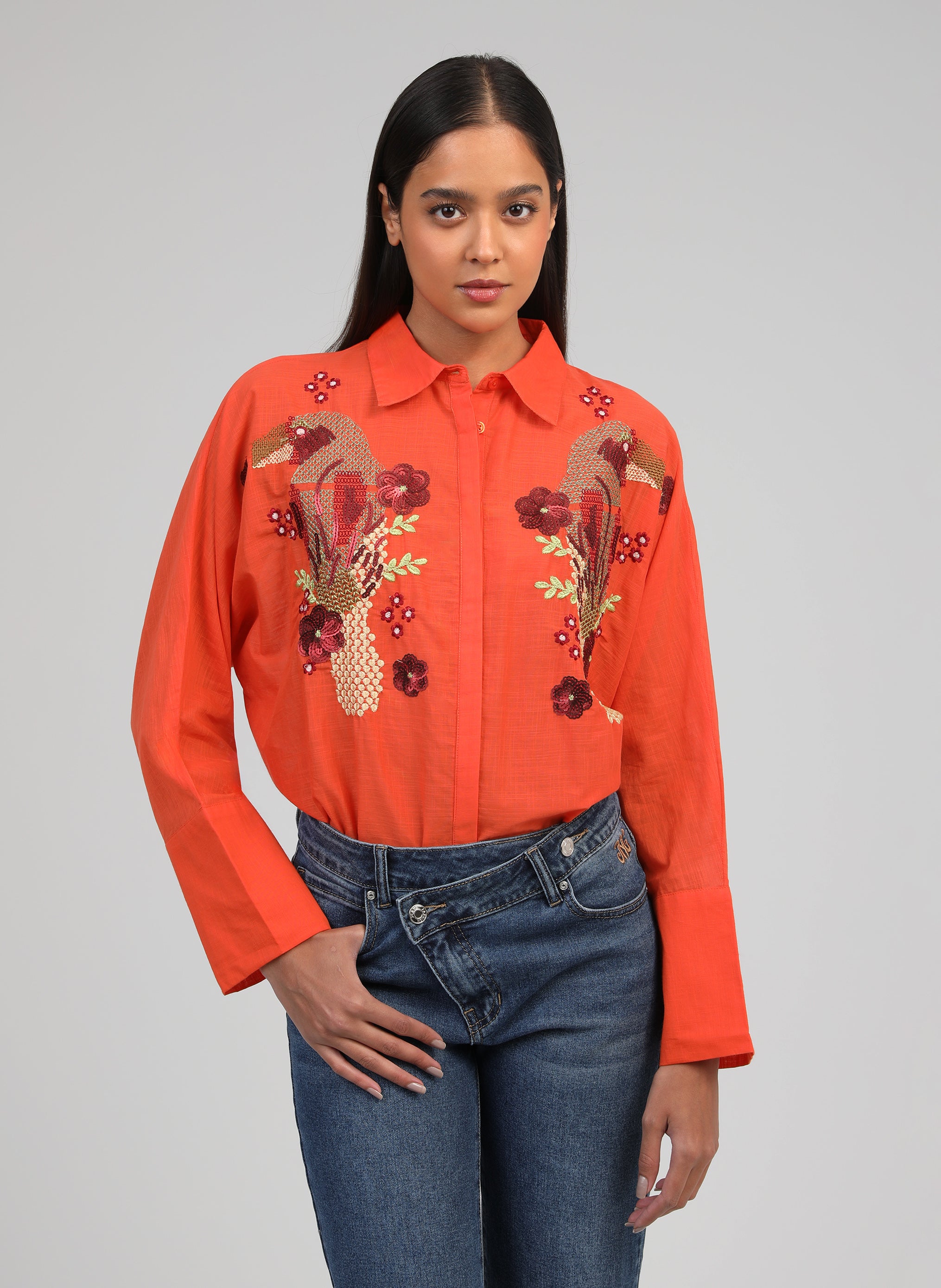 CHEMISE SHANNYLA orange