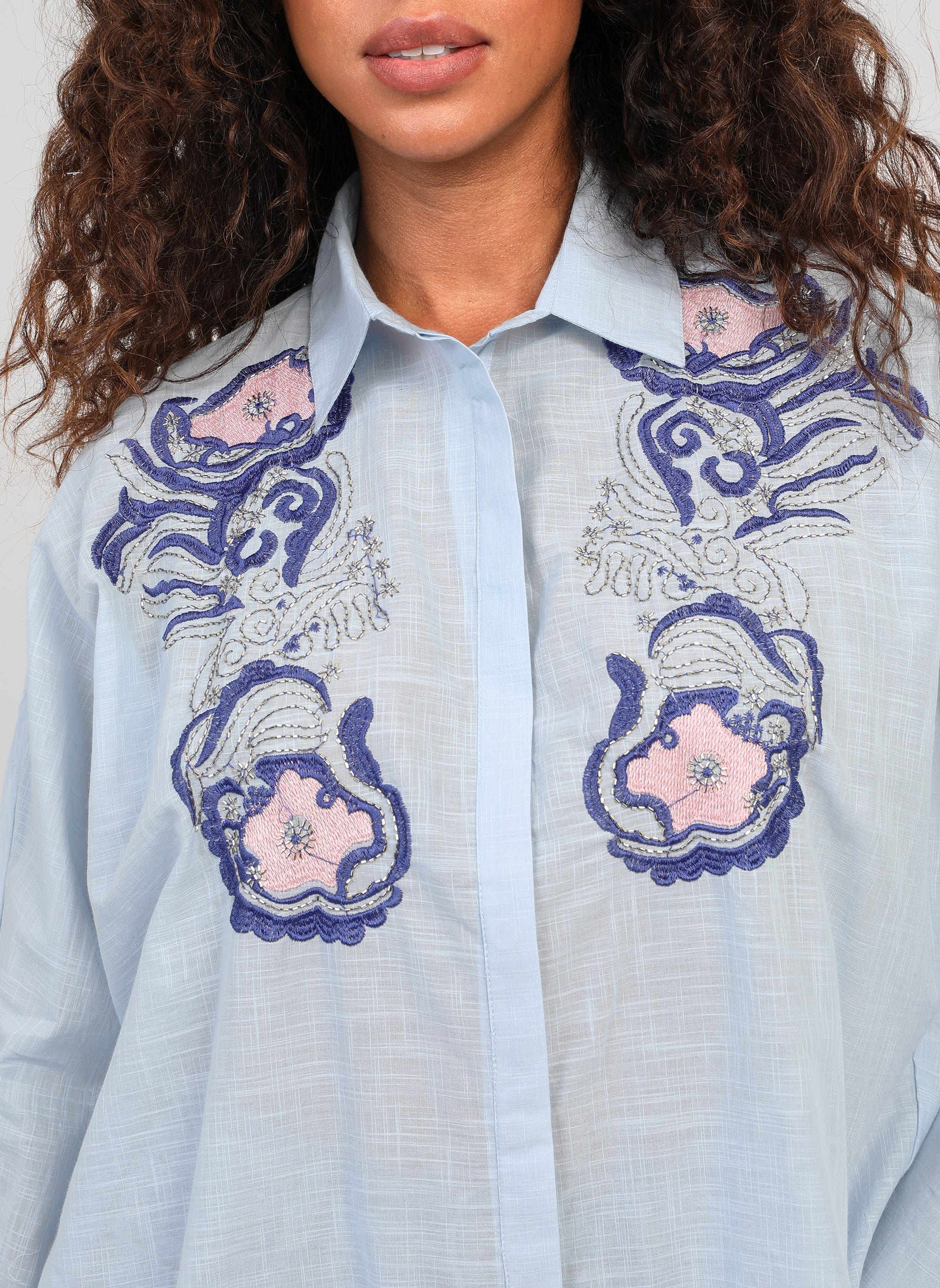 CHEMISE SHANTYLA ciel