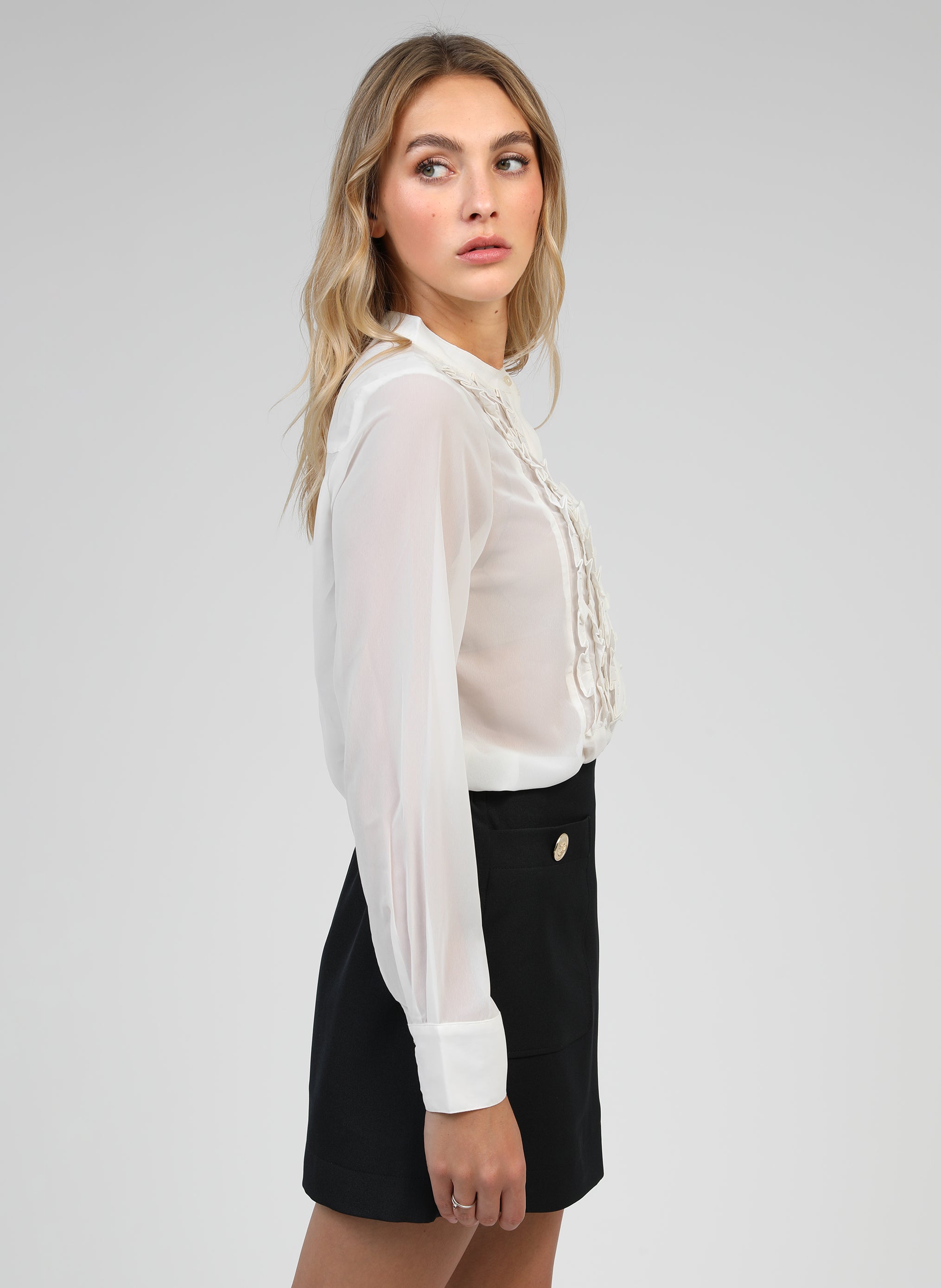 SINOUVA BLOUSE crudo