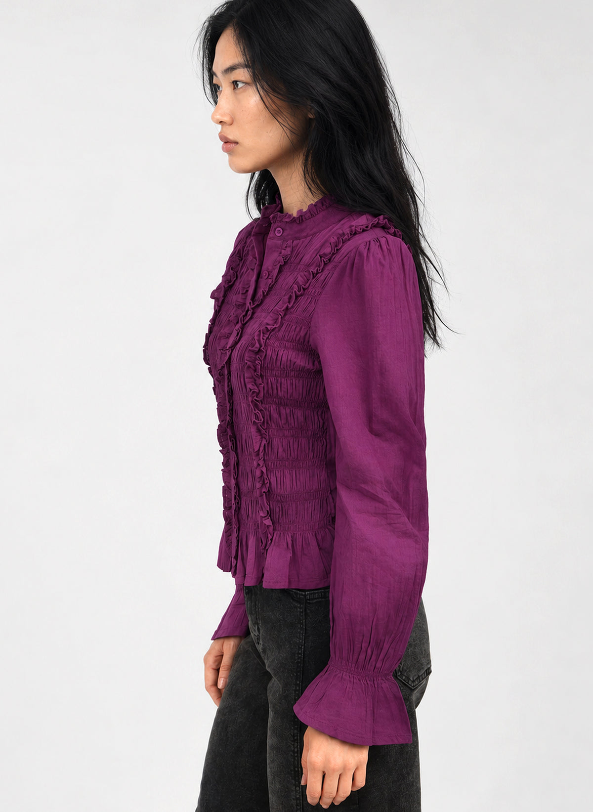 BLOUSE SLOANY violine