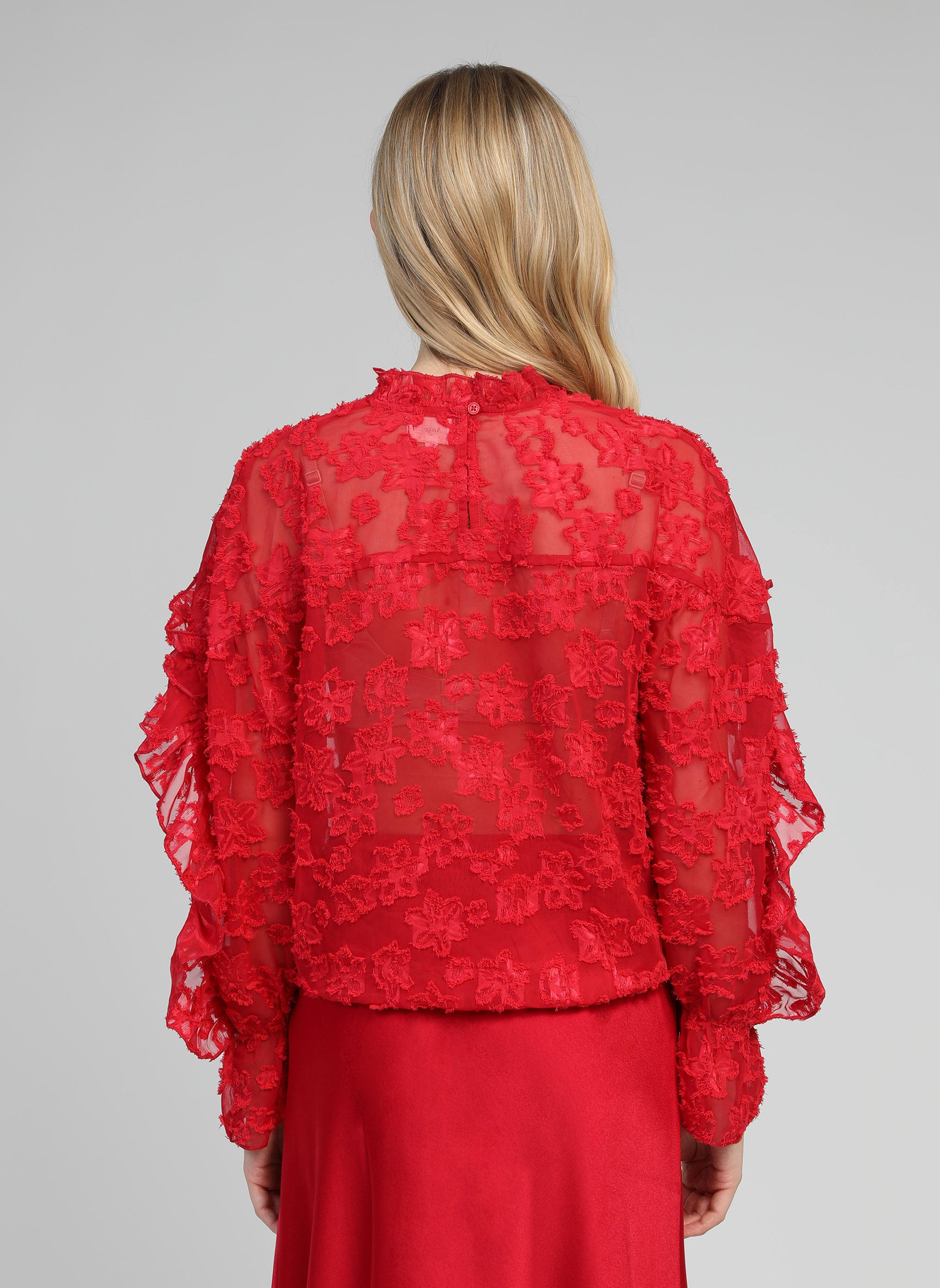 BLOUSE SOELY rouge