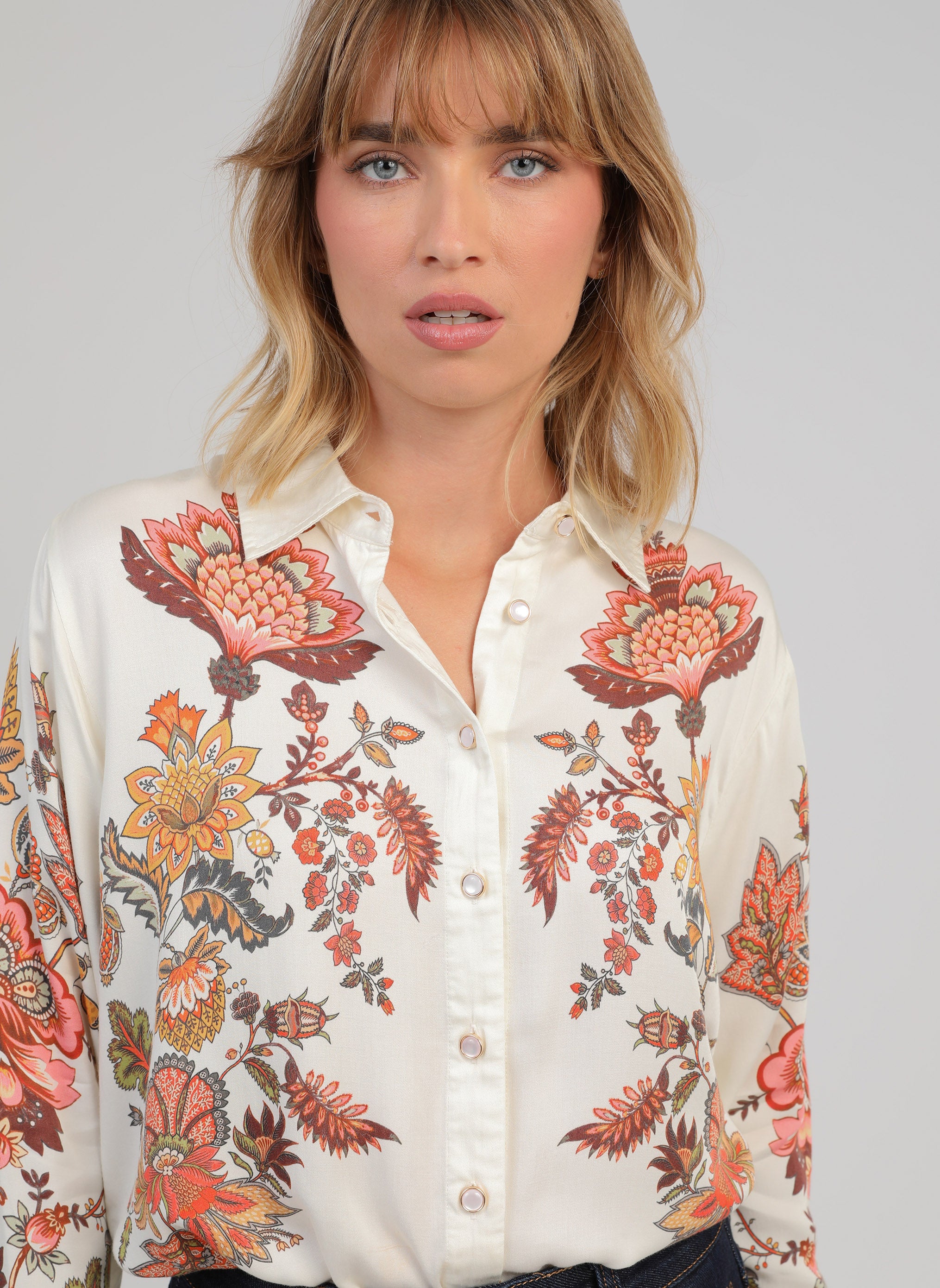 CHEMISE SOLEDAD tangale écru