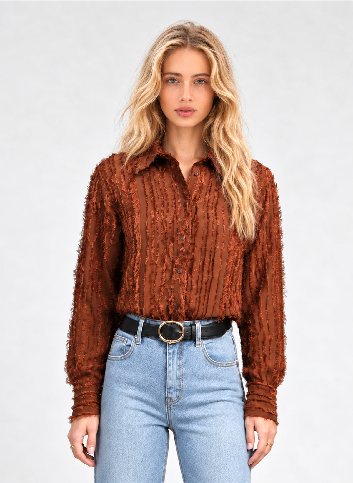 SOPHENA SHIRT, chocolate