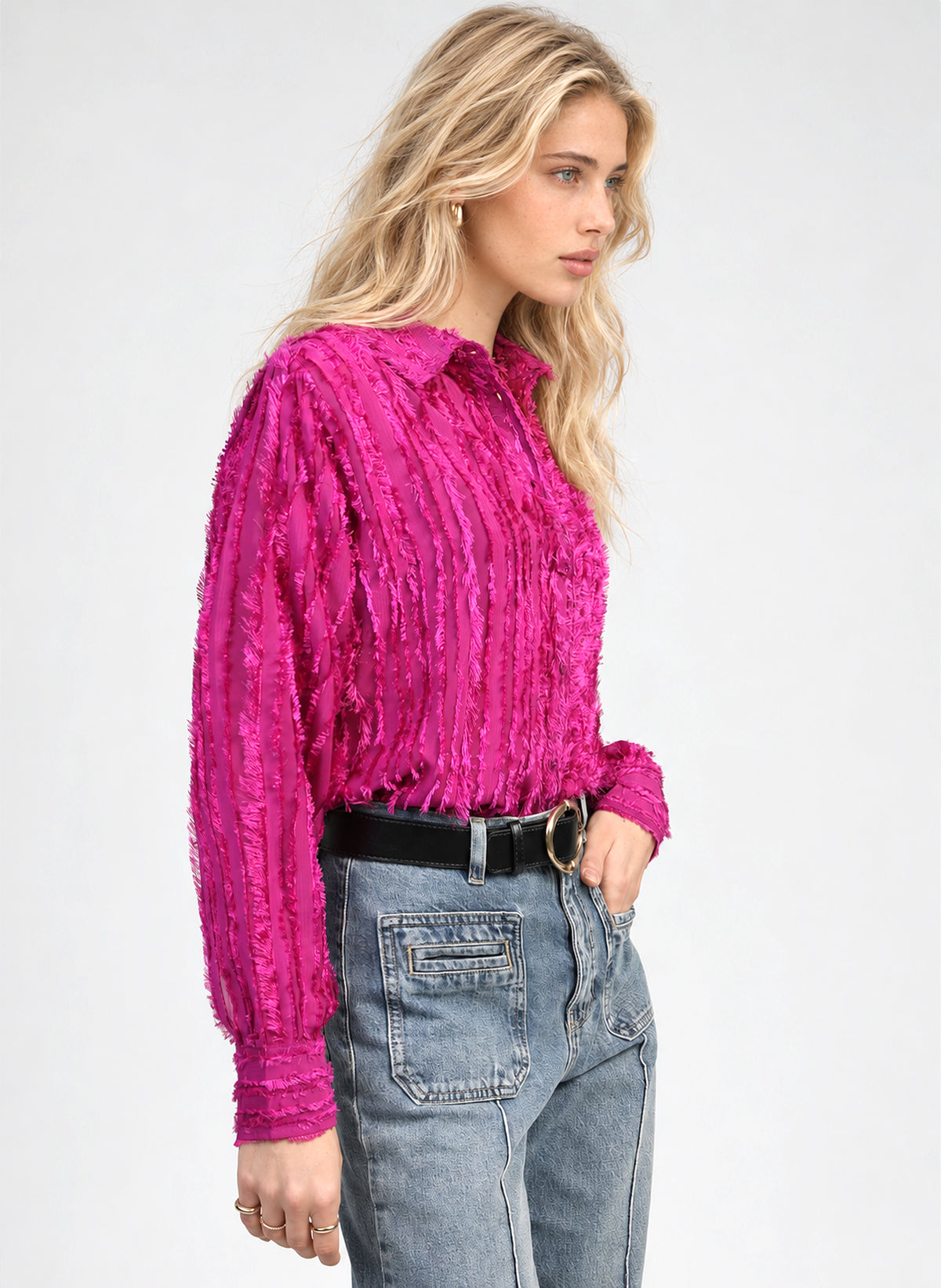 SOPHENA SHIRT, burgundy