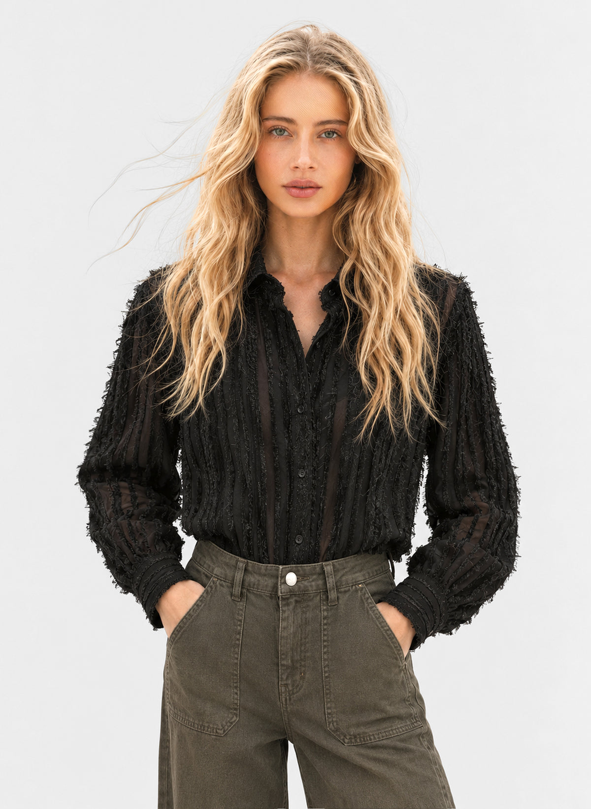 SOPHENA Shirt, Black