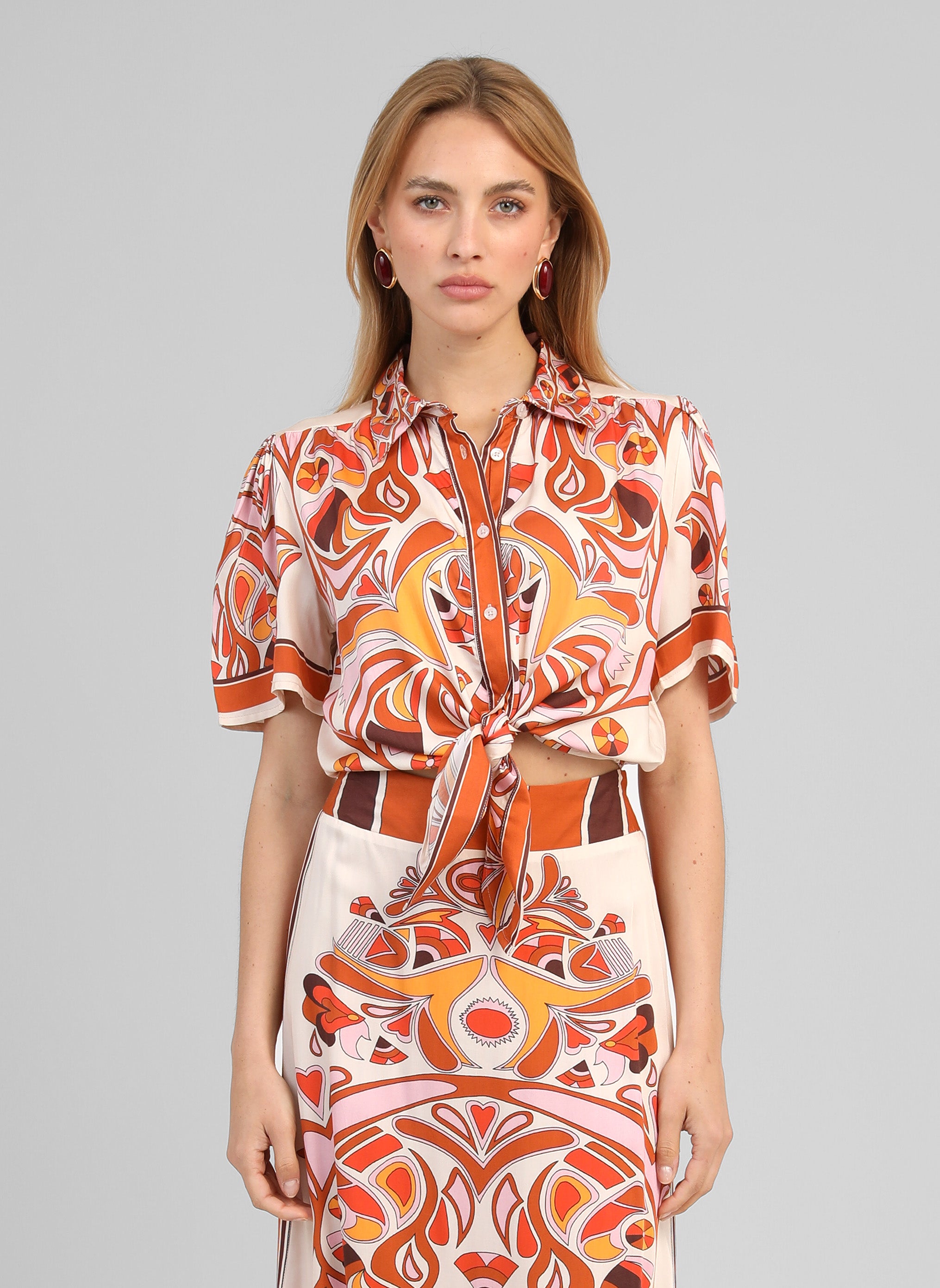 CHEMISE SUZALIA venicia caramel