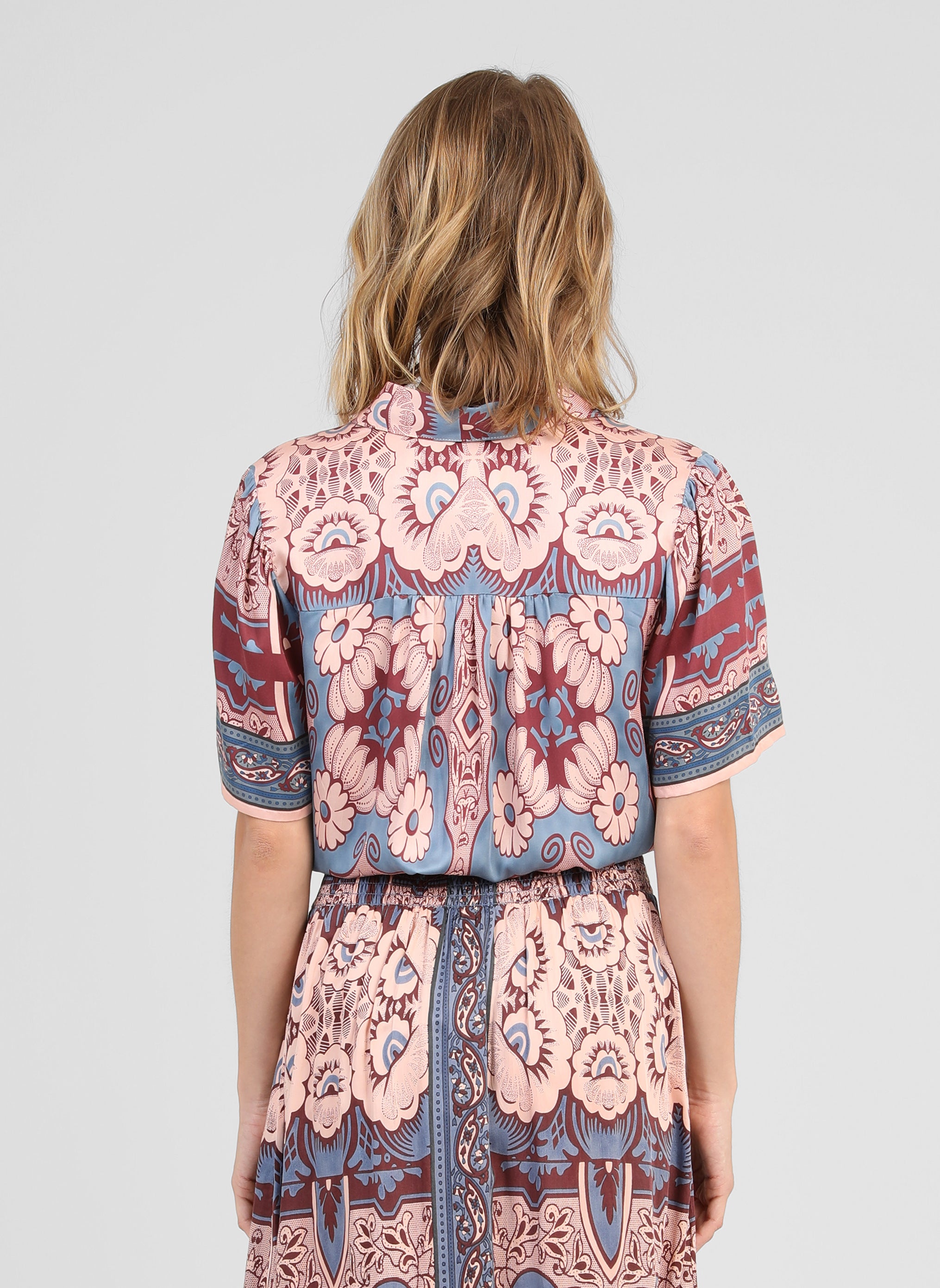 CHEMISE SUZANIE vitali bleu