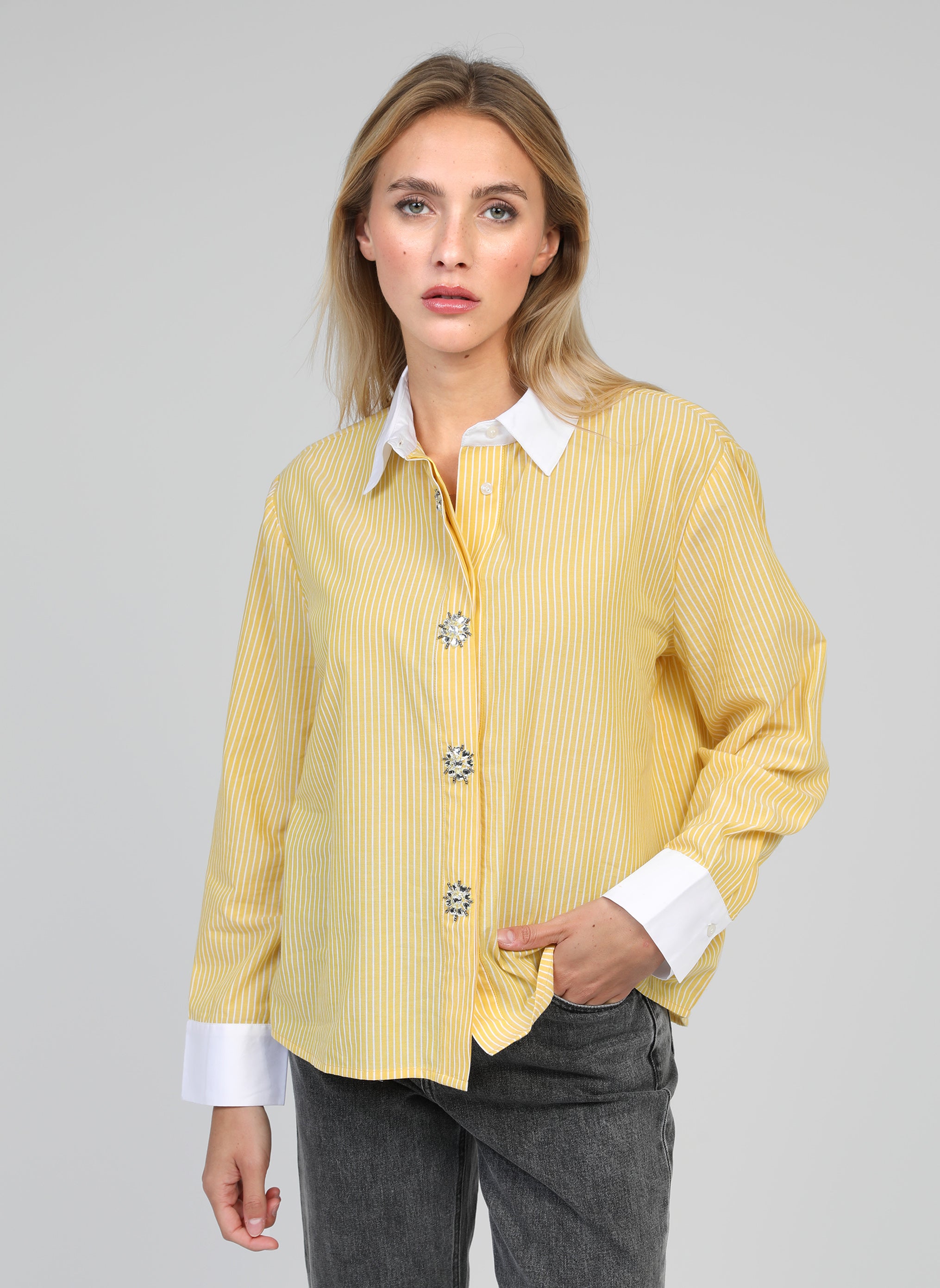 CHEMISE SYLANA jaune