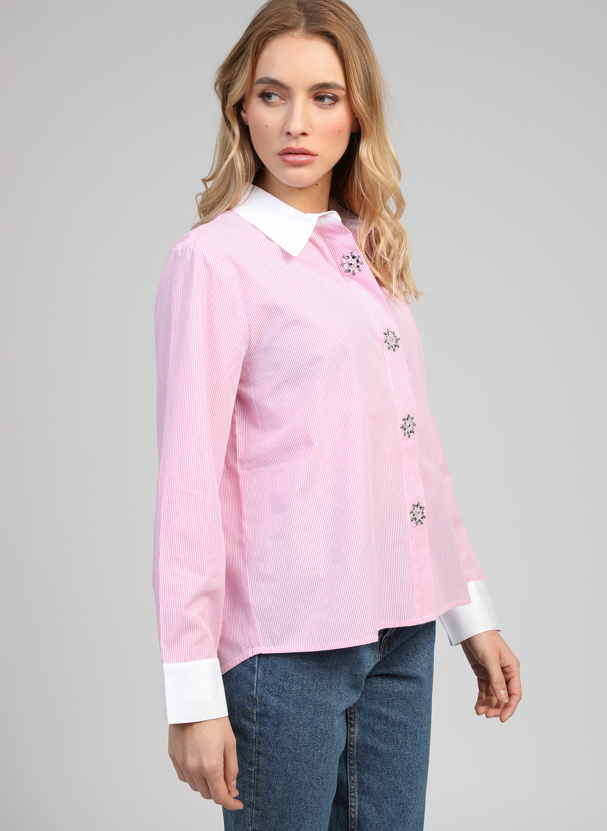 CHEMISE SYLANA rose