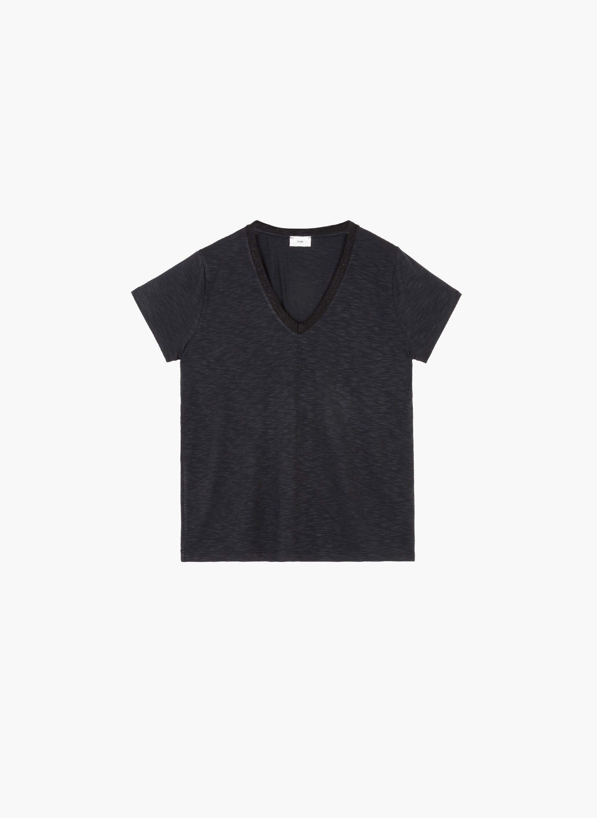 T-SHIRT TERRY noir