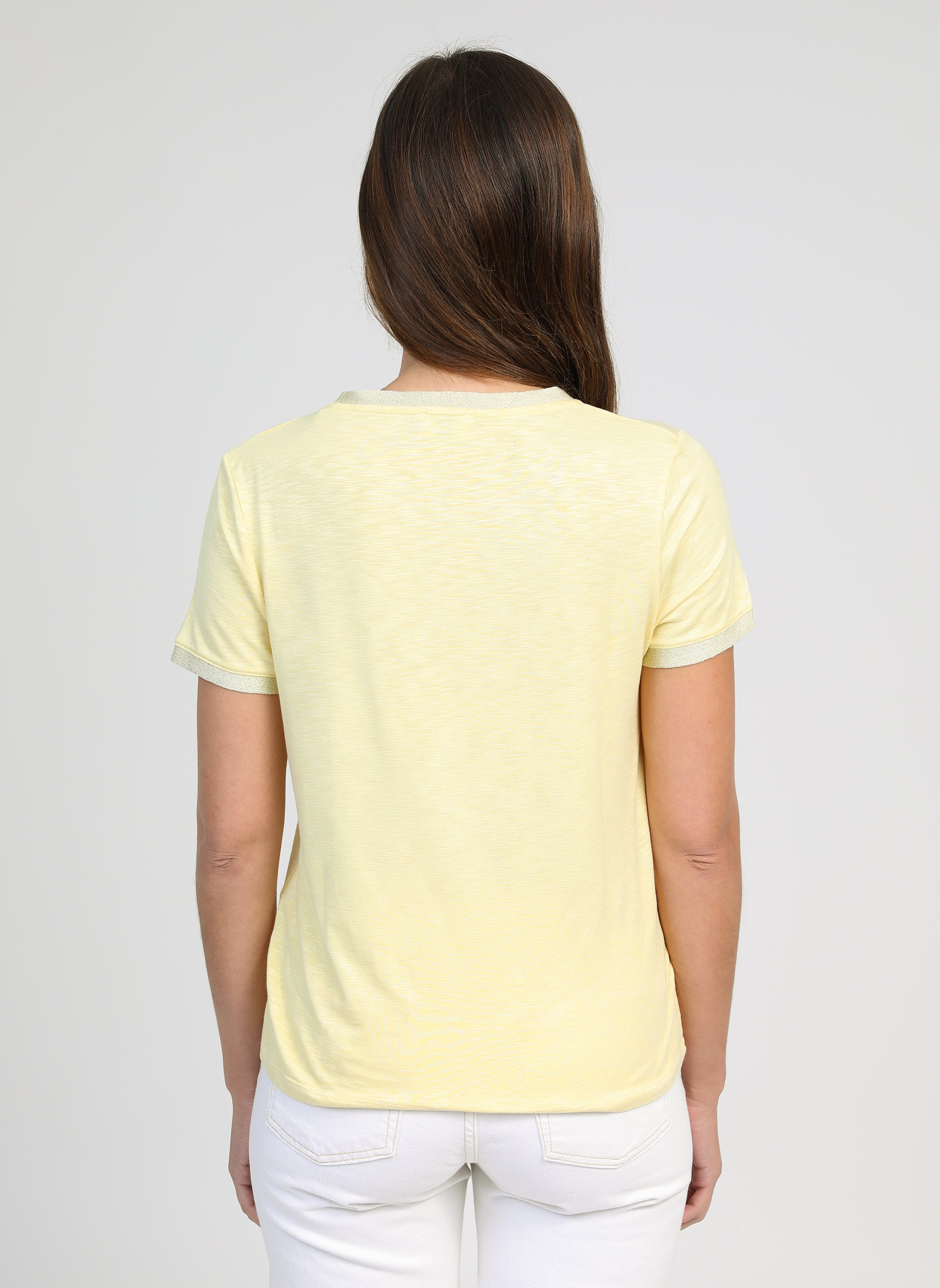 T-SHIRT TIXANA paille