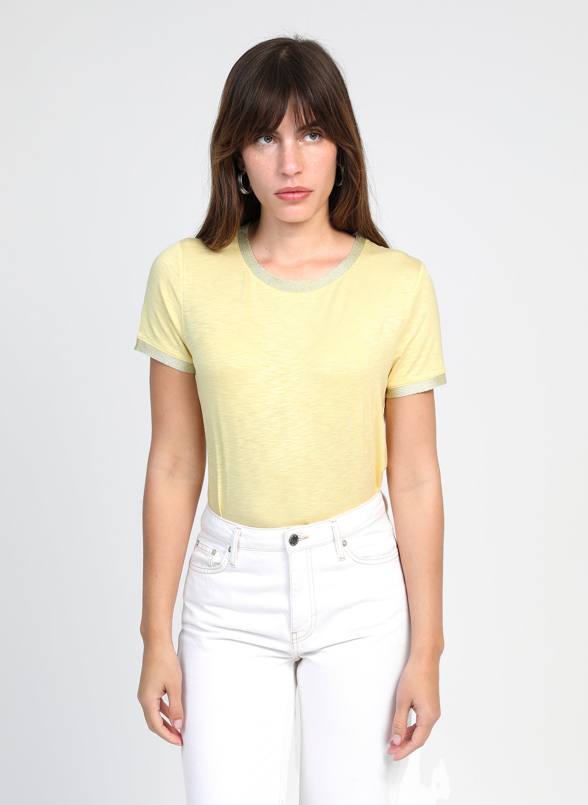 T-SHIRT TIXANA paille