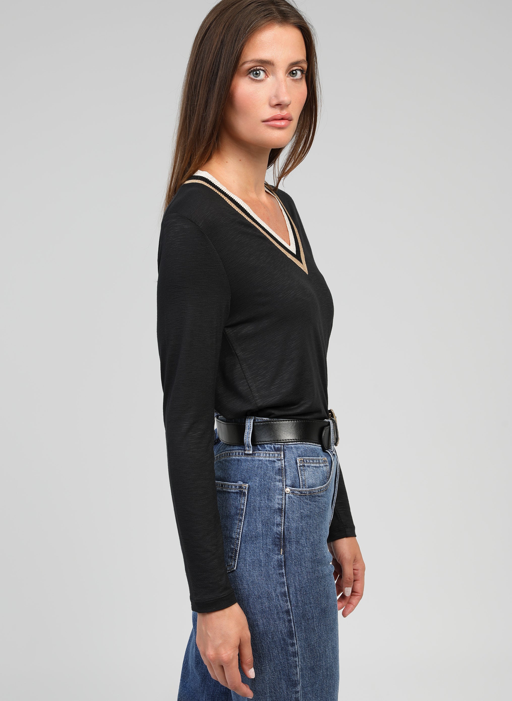 T-SHIRT TONGALI noir