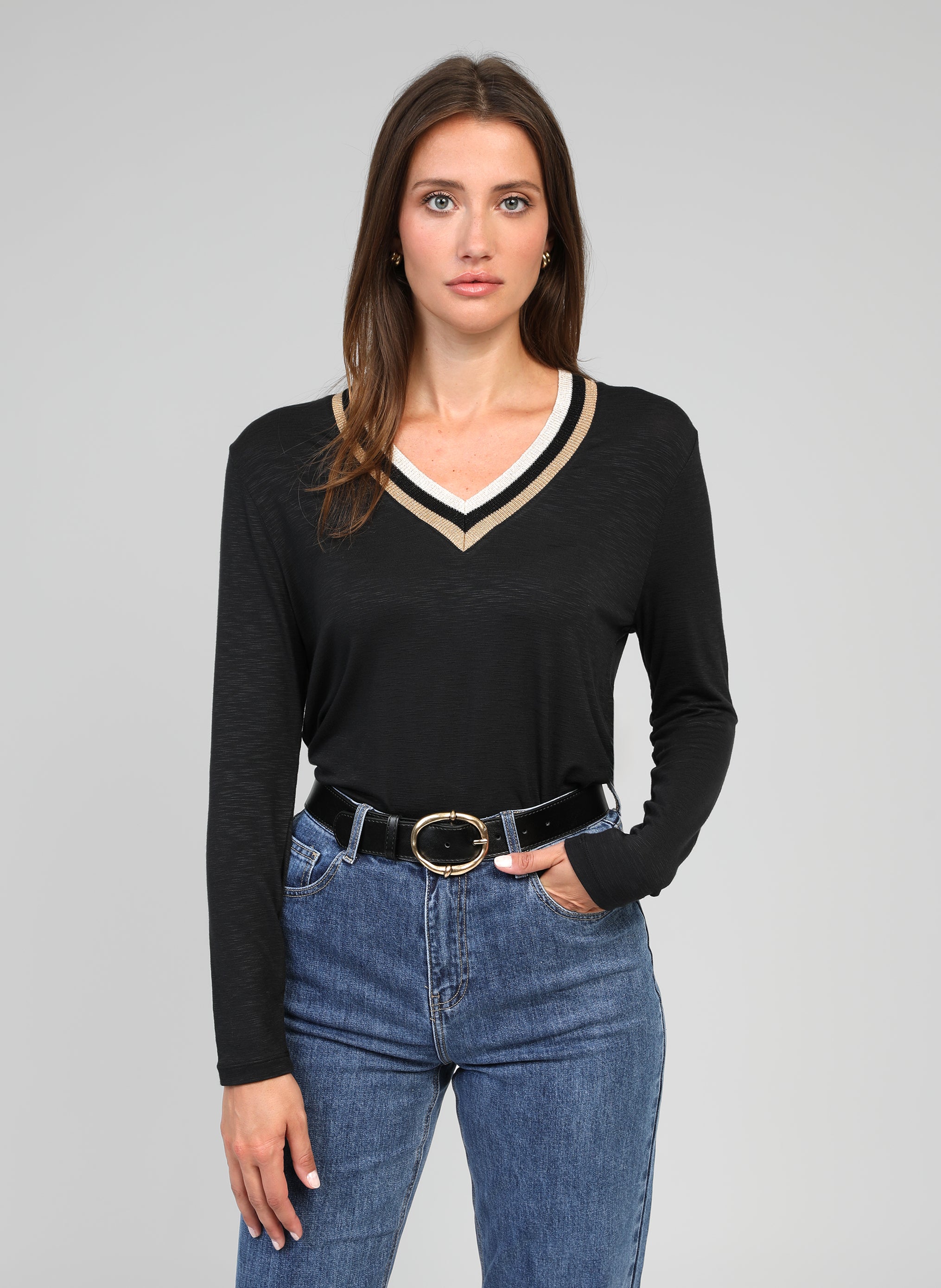 T-SHIRT TONGALI noir