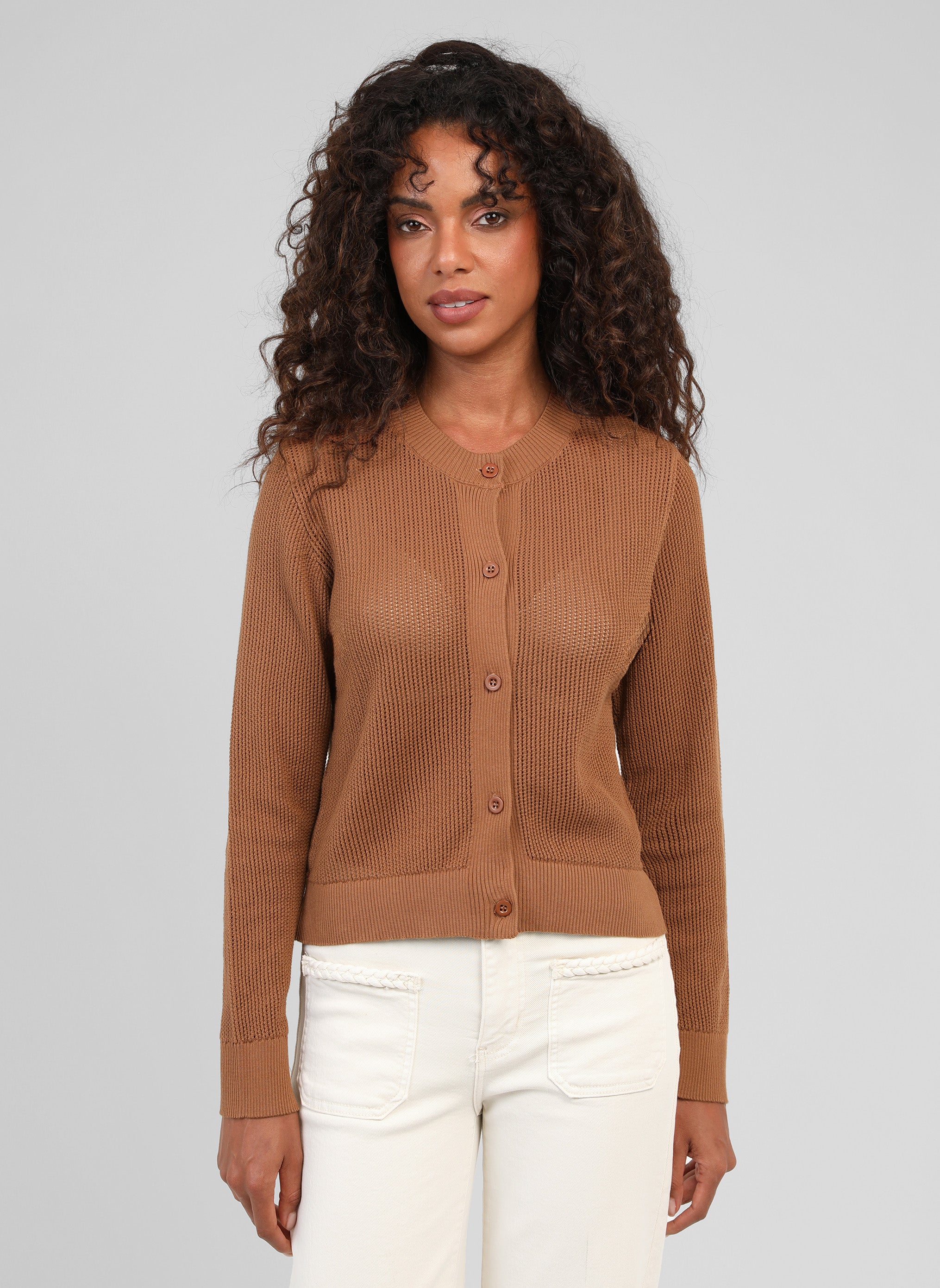GILET VADIMA daim