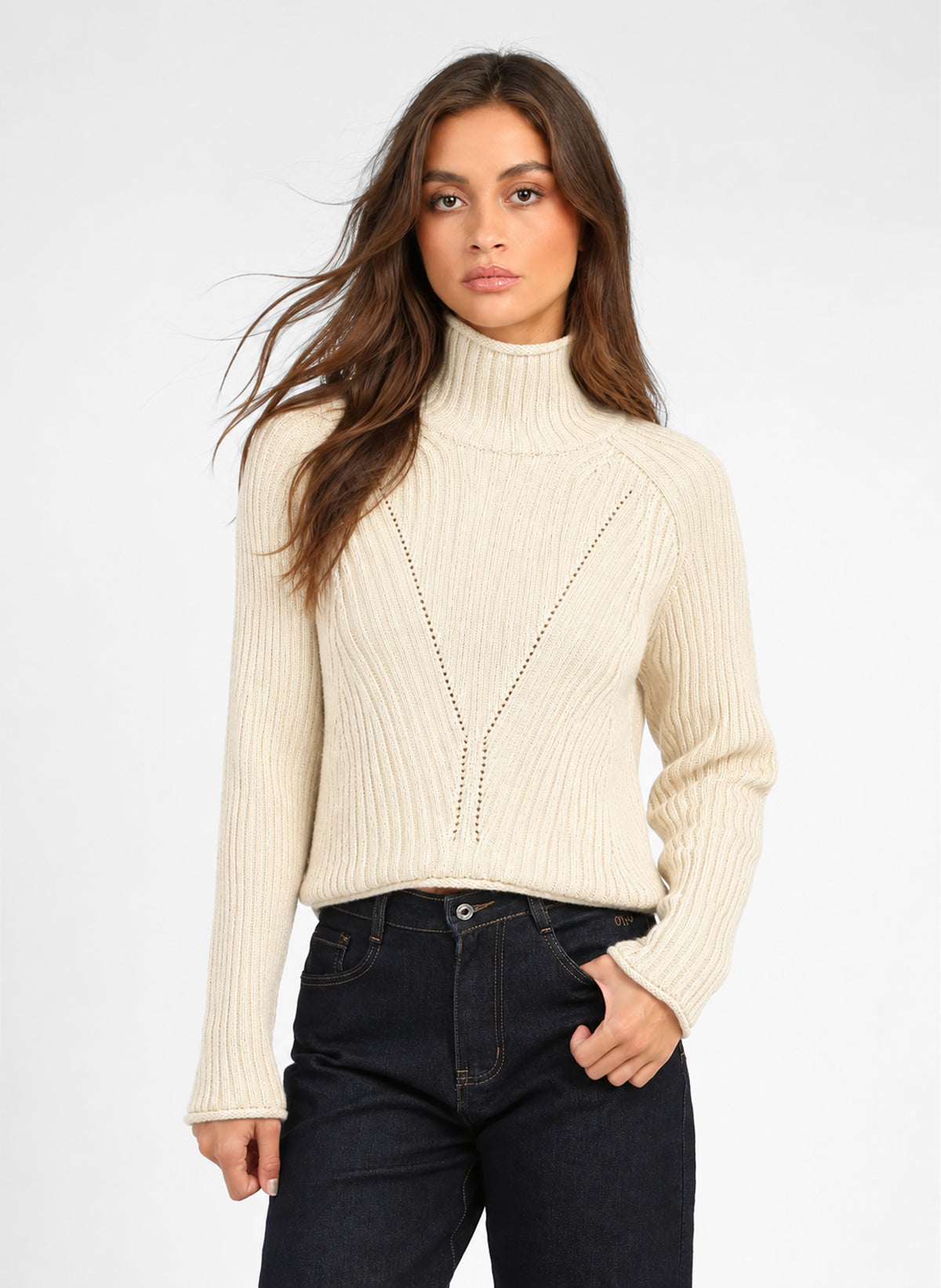 PULL VERTIGO ecru