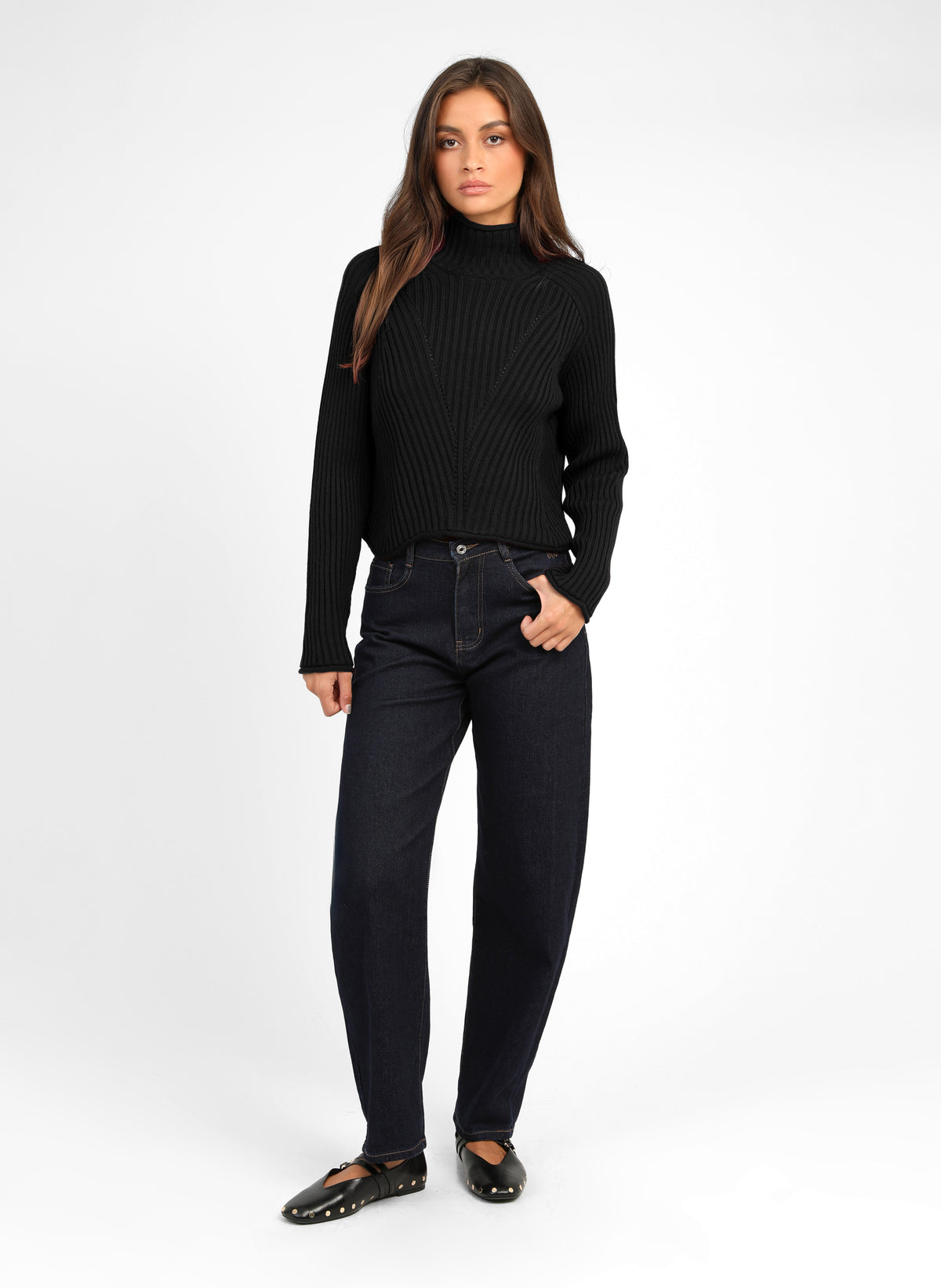VERTIGO Black Sweater