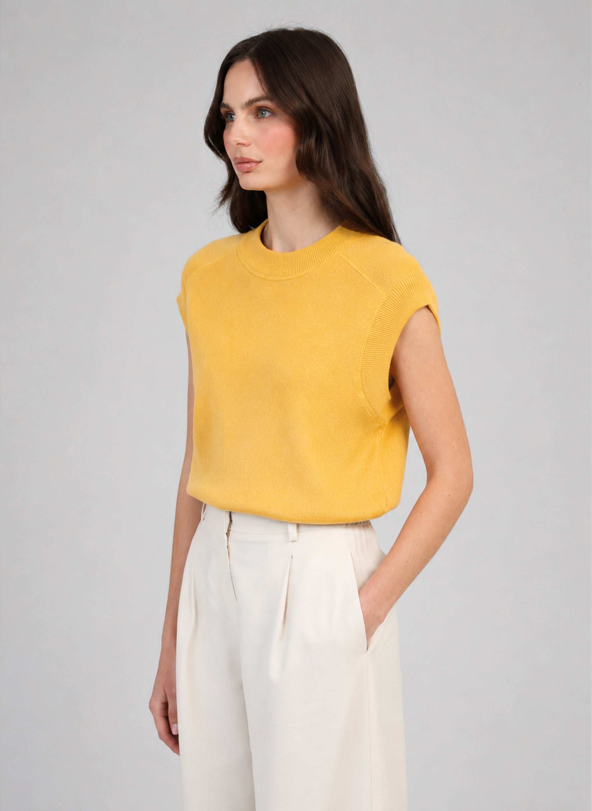 PULL VIZTY paille