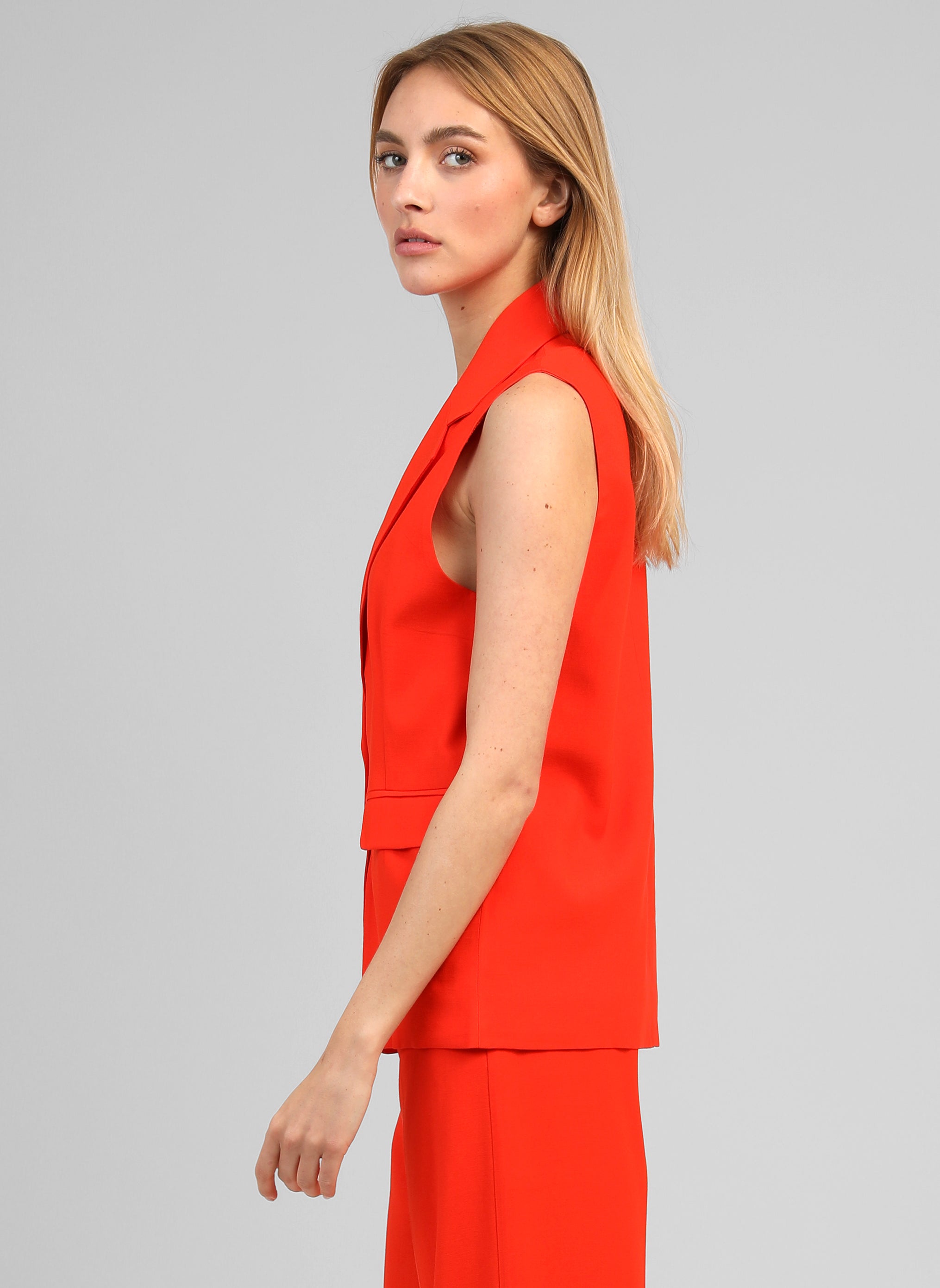 VESTE SANS MANCHES ZAKARITA piment