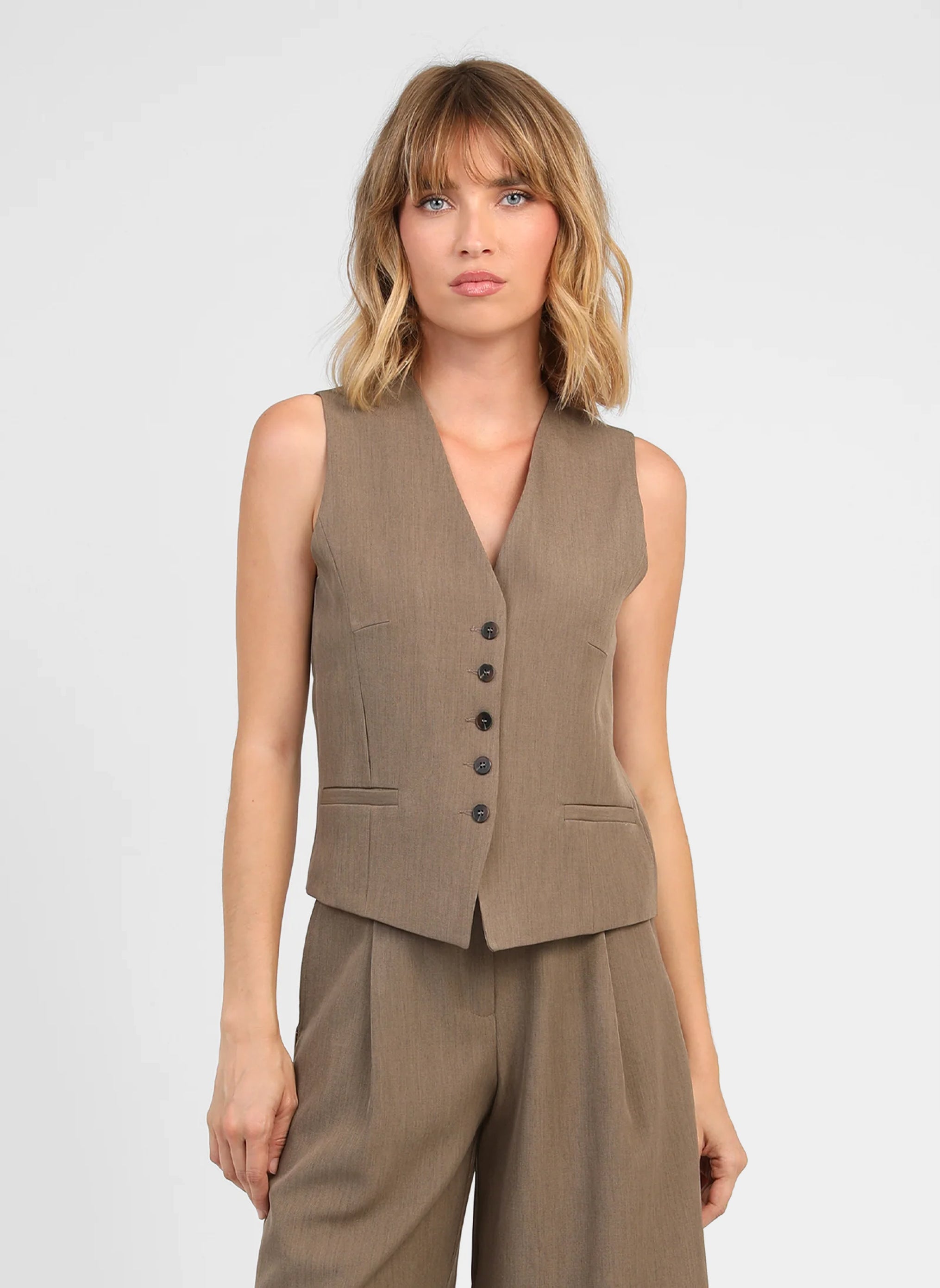 VESTE ZALY taupe
