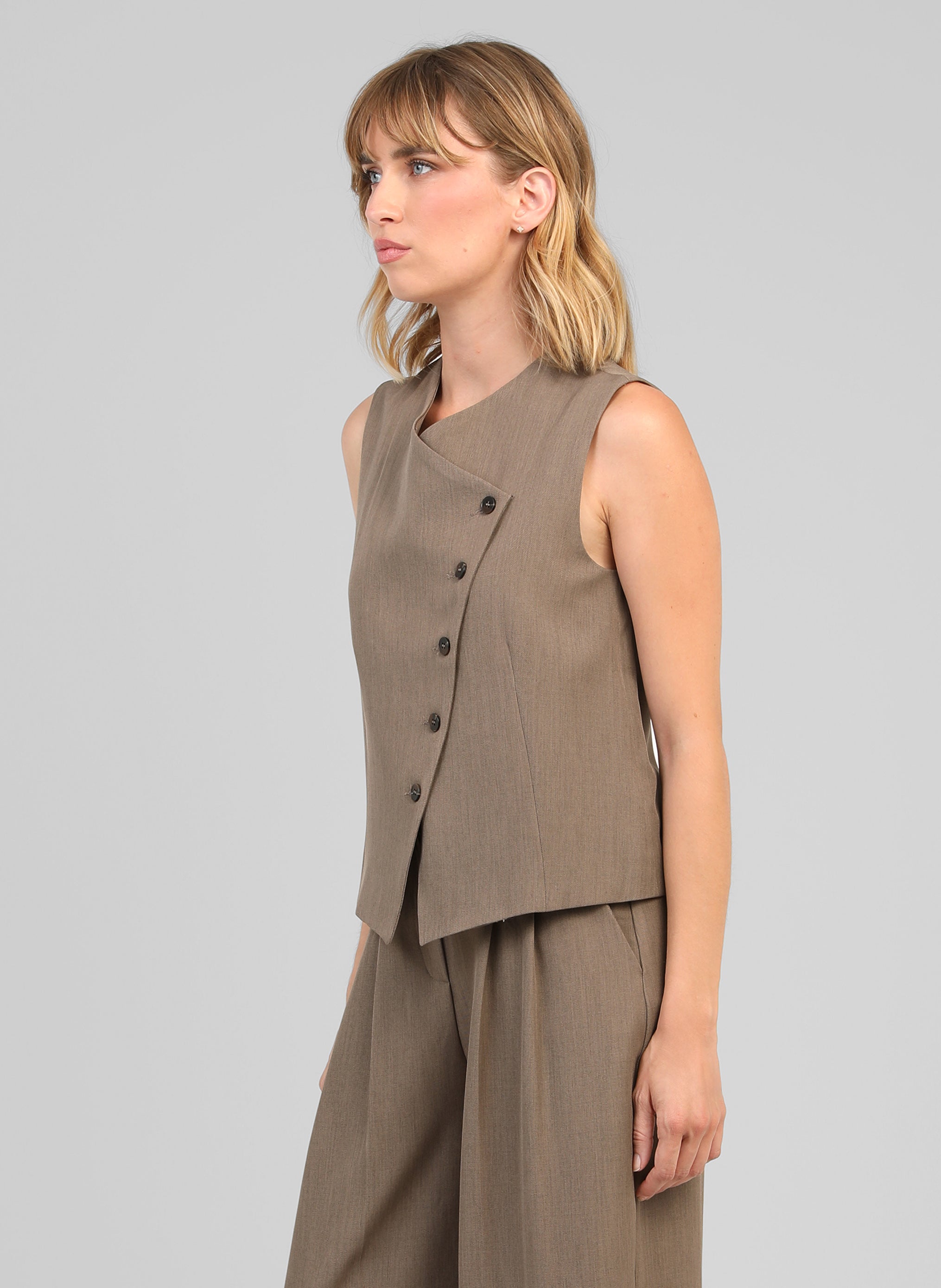 VESTE ZEFIA taupe