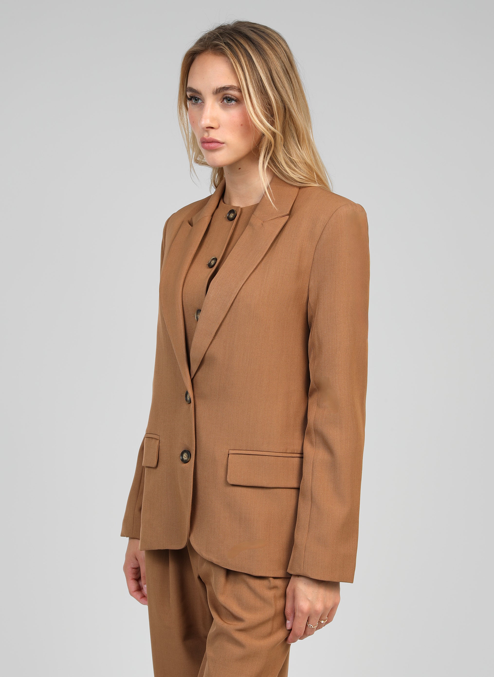VESTE ZIANI camel