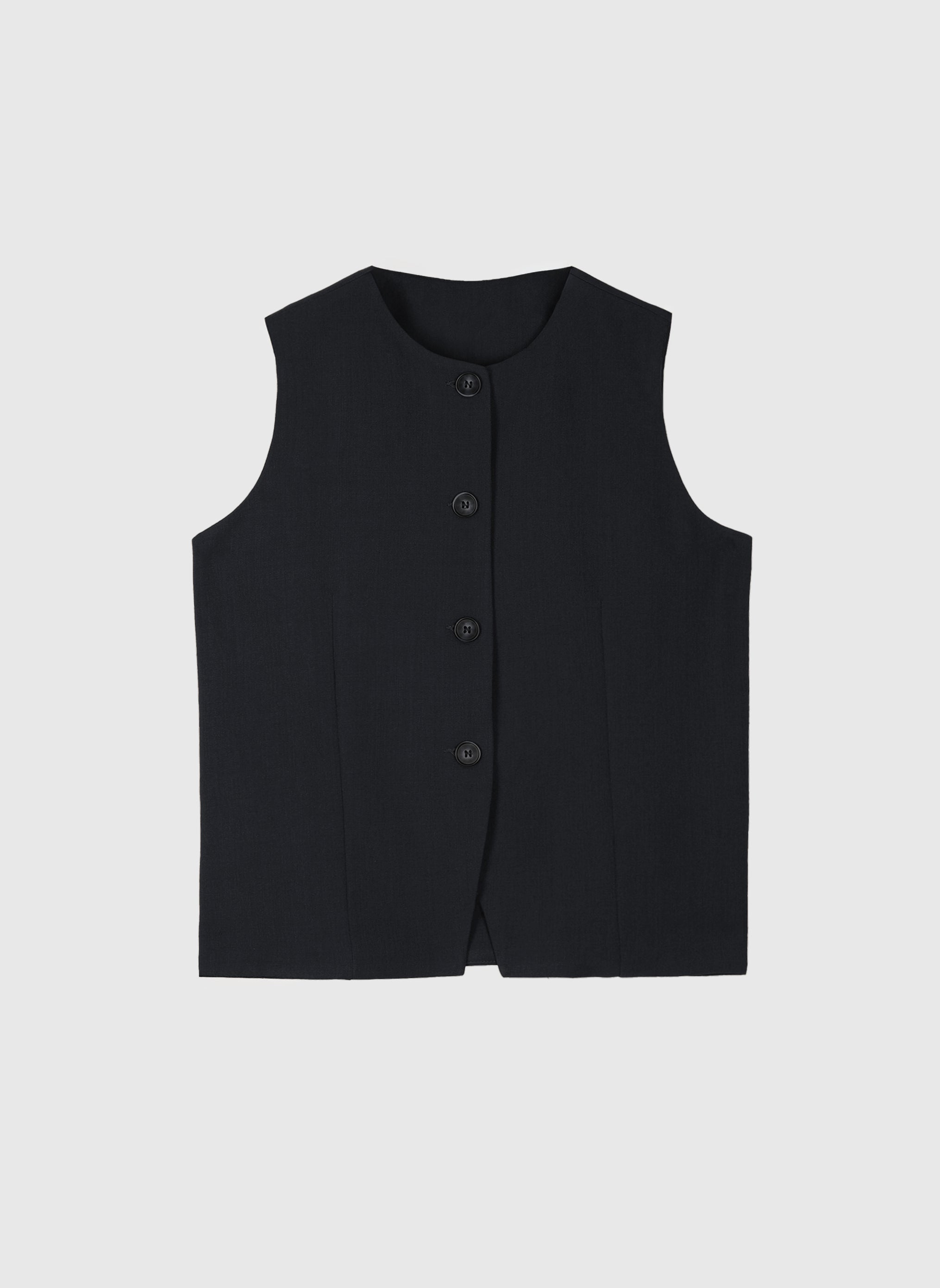GILET DE COSTUME ZOLA noir