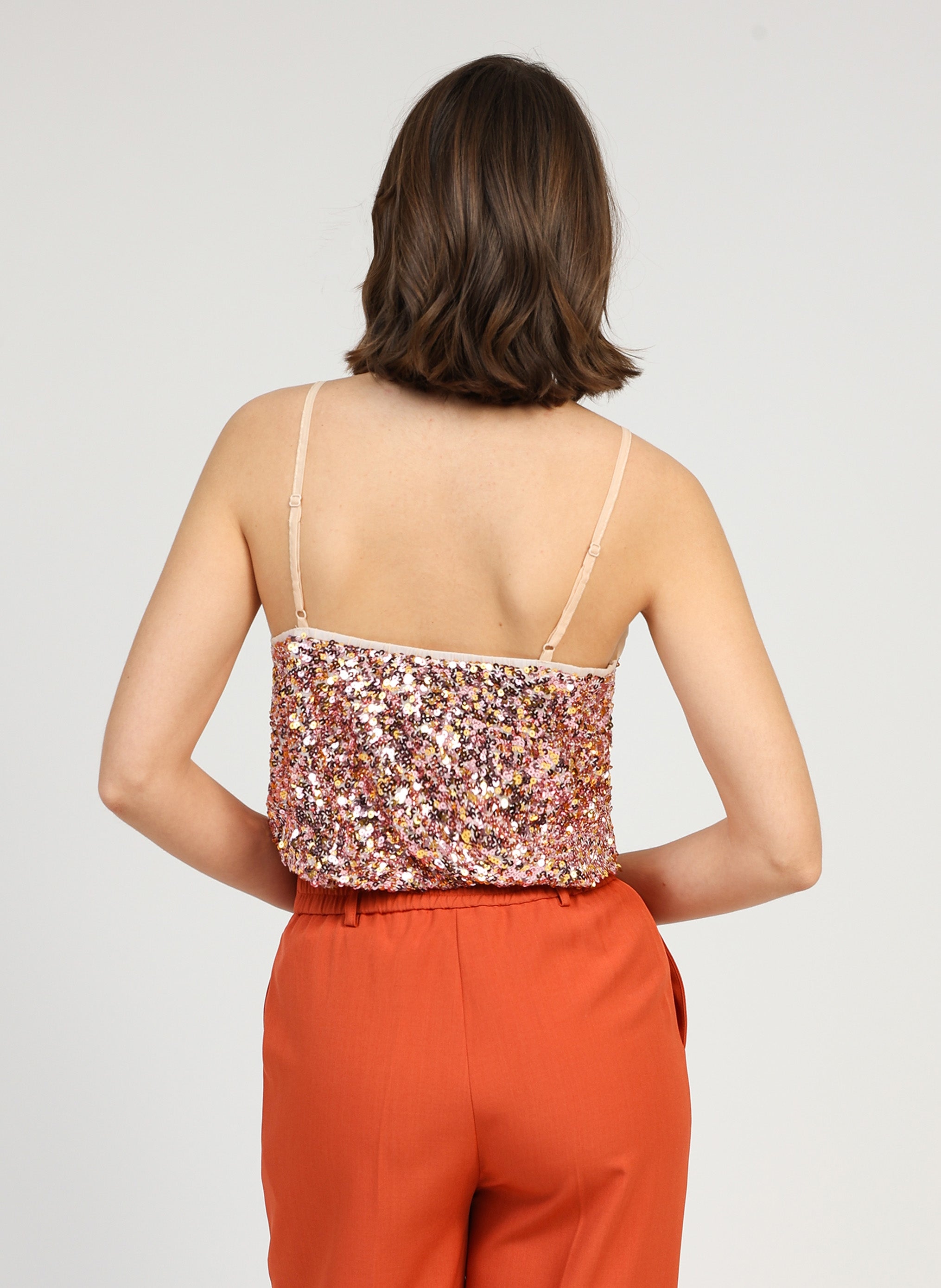 ADONISA multi rosa DEBARDEUR