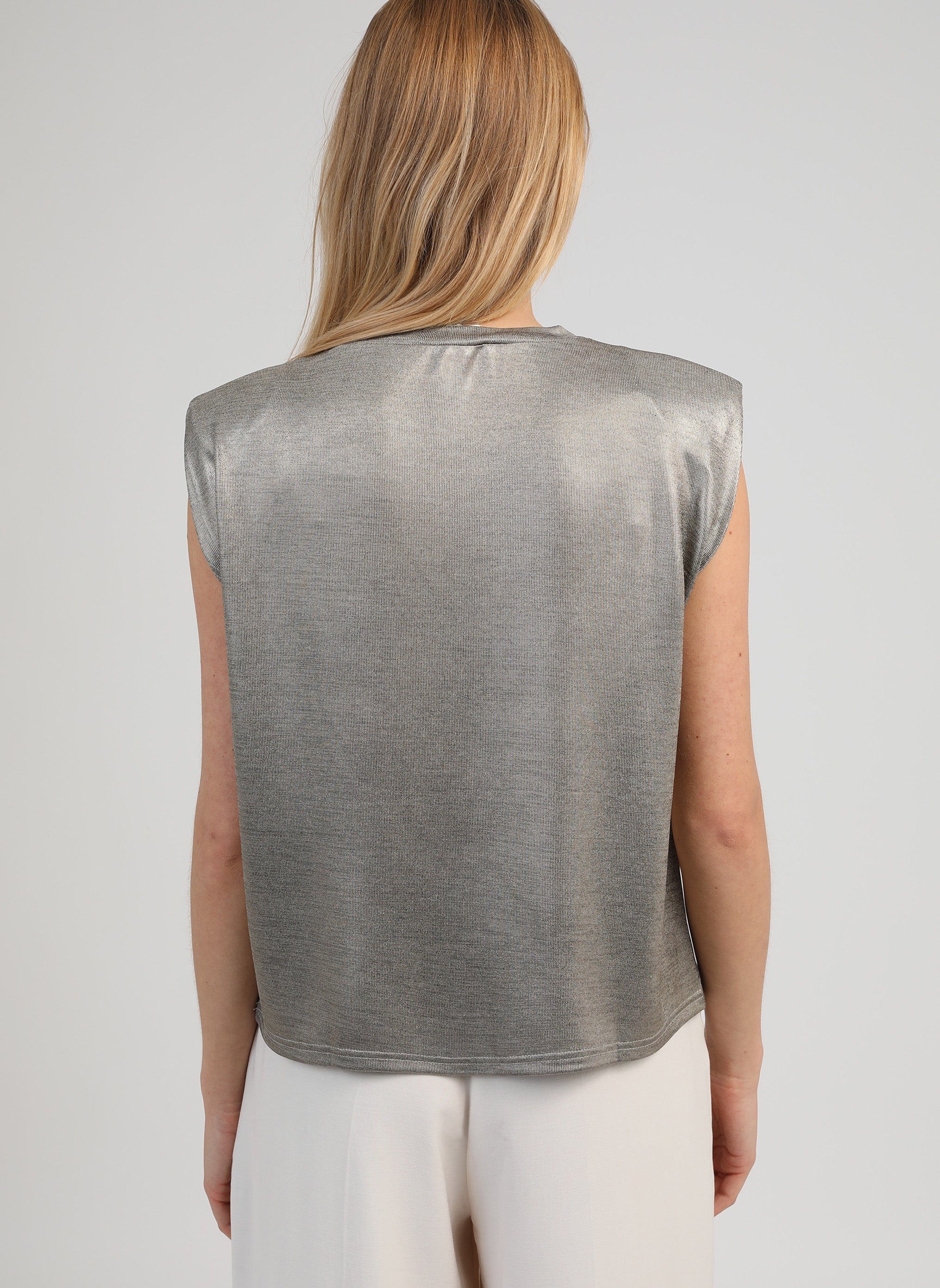 T-SHIRT AFLANY silver
