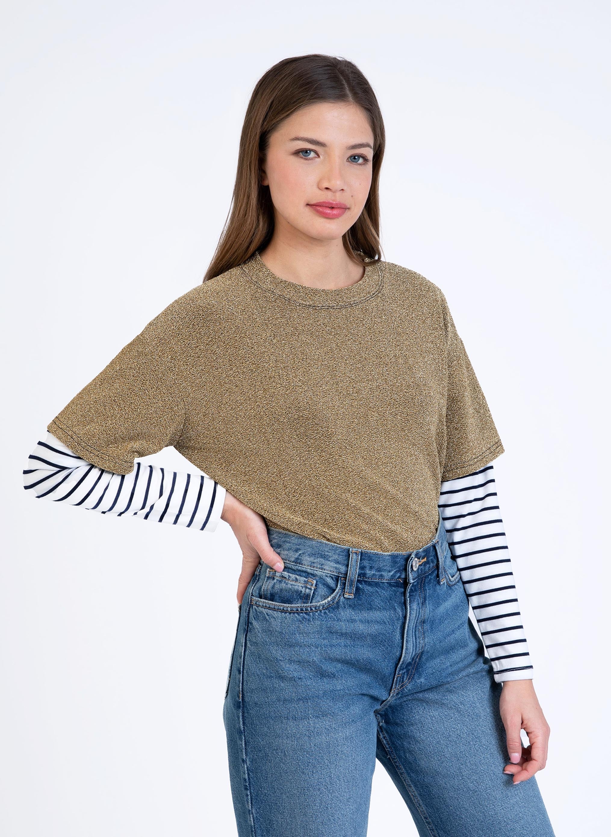 T-SHIRT ALOISE gold
