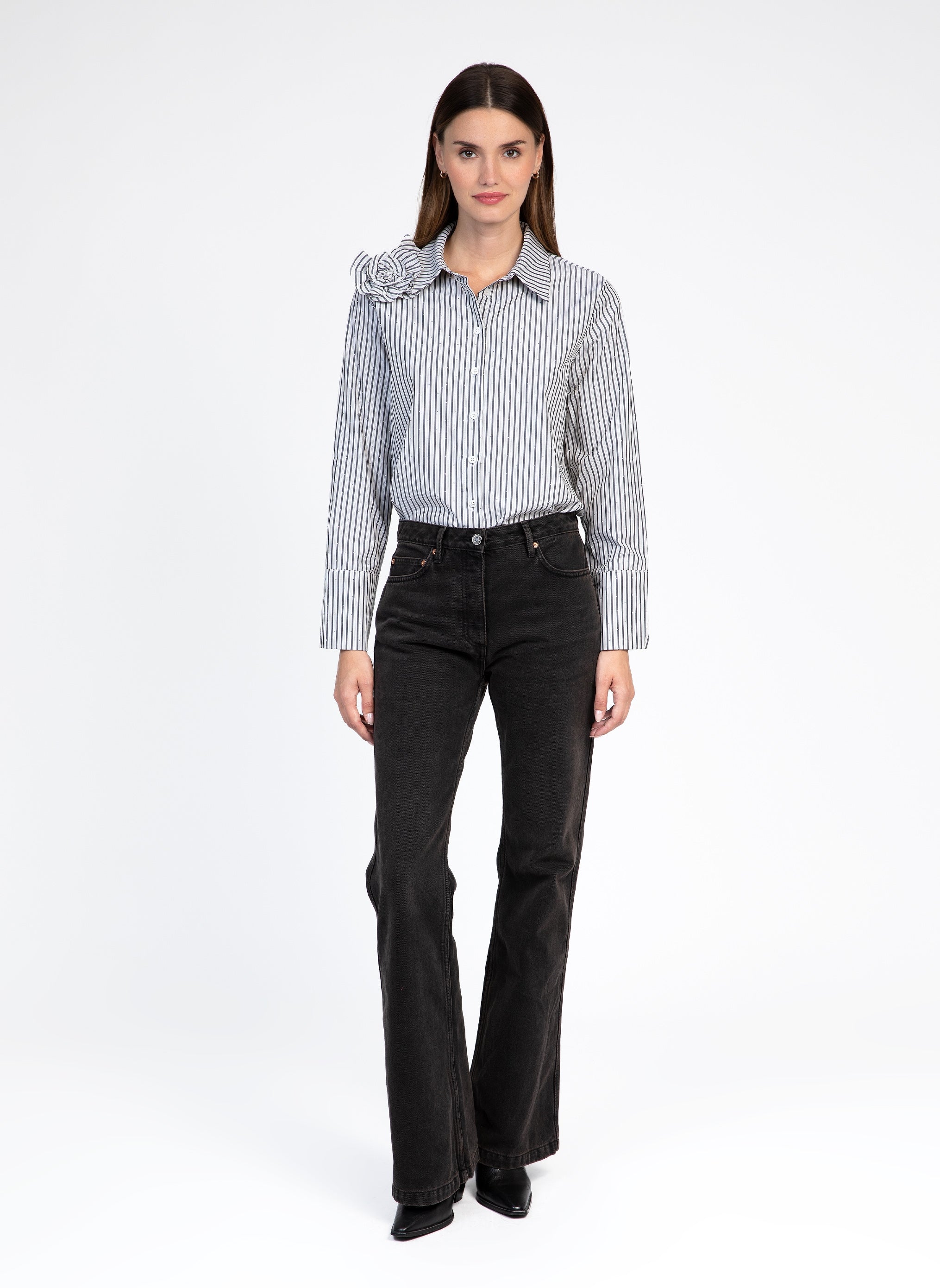 AUDRENE grey SHIRT