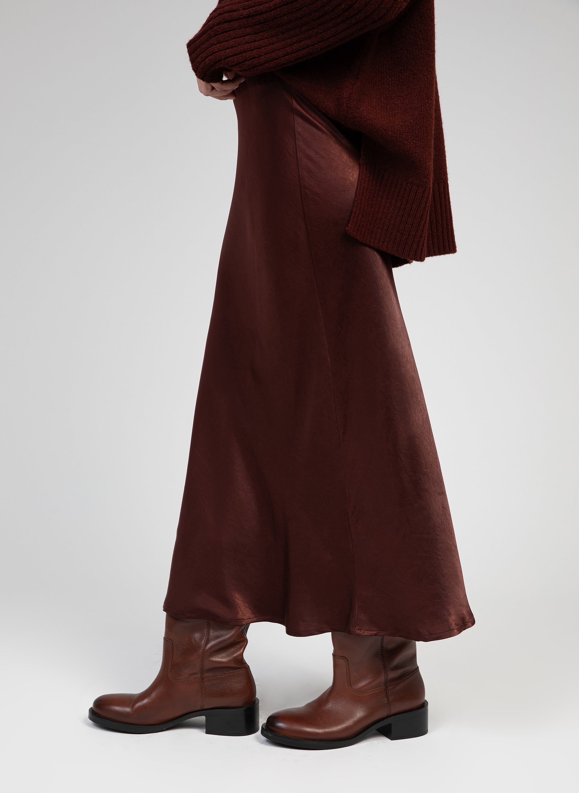 GALVINA MIDI skirt malaga