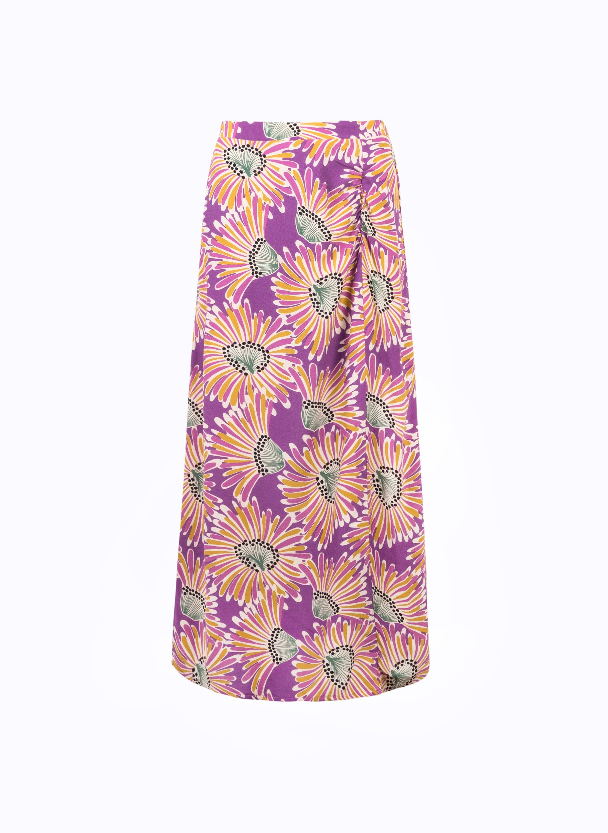 GARILO belize purple midi skirt