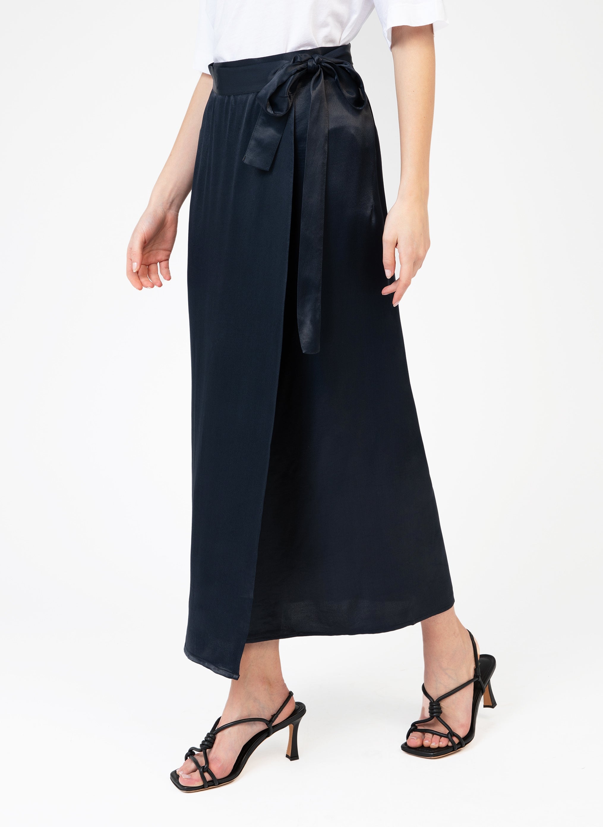 JUPE MIDI GIA noir