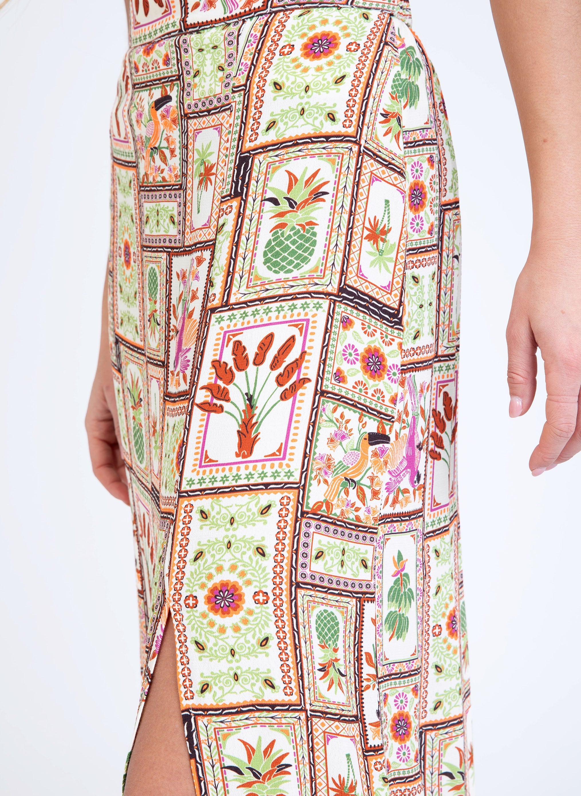 JUPE MIDI GINALOU jakarta vert