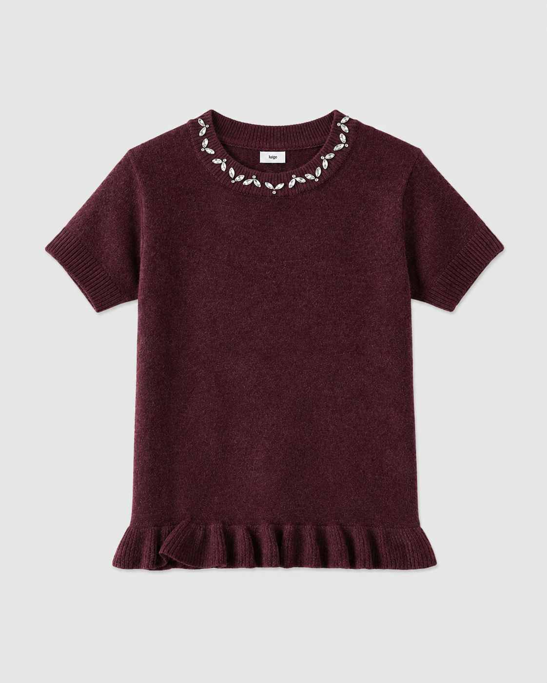 PULL NESTORINE grenat