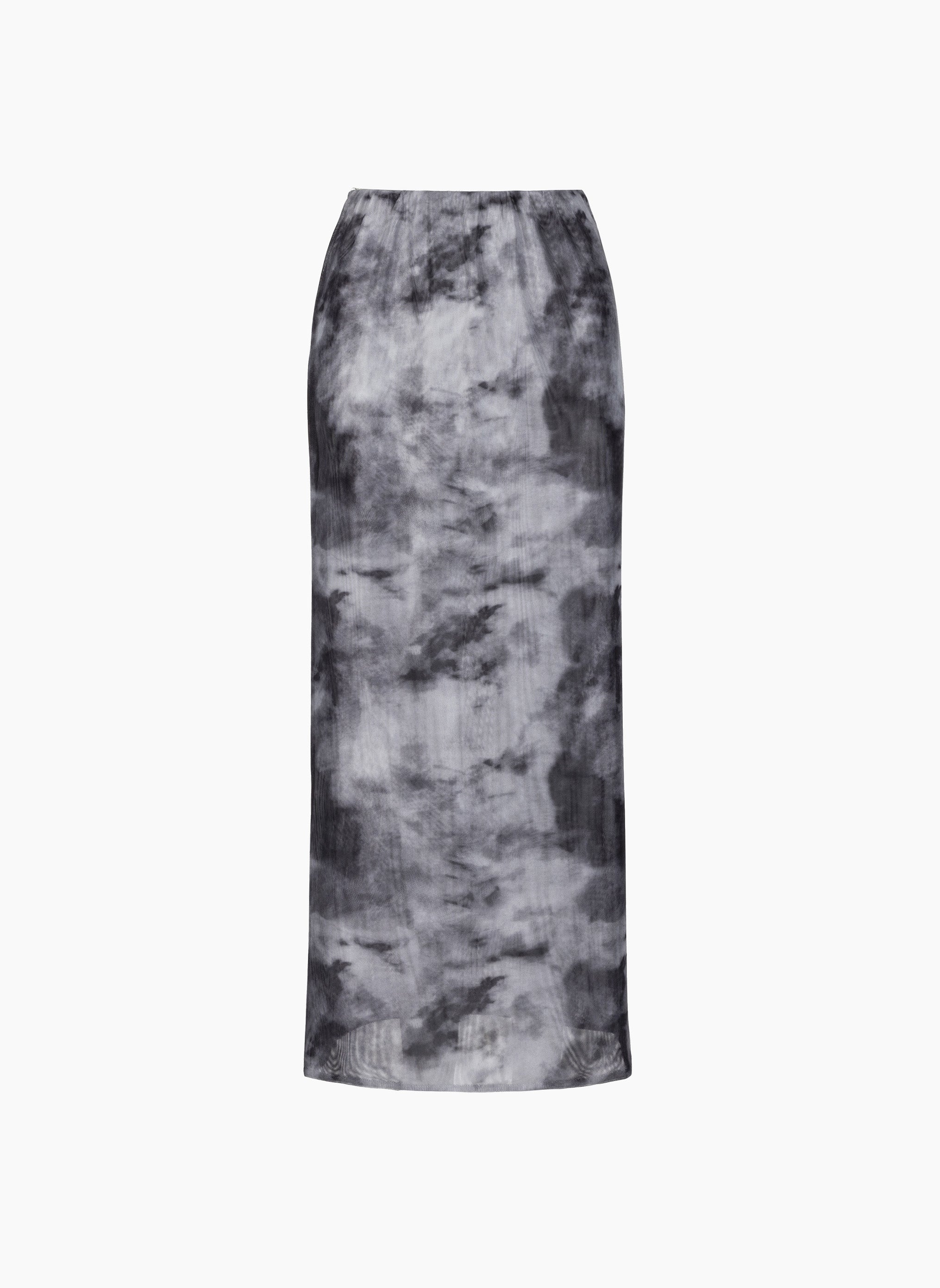 JUPE MIDI JABOTINA gris