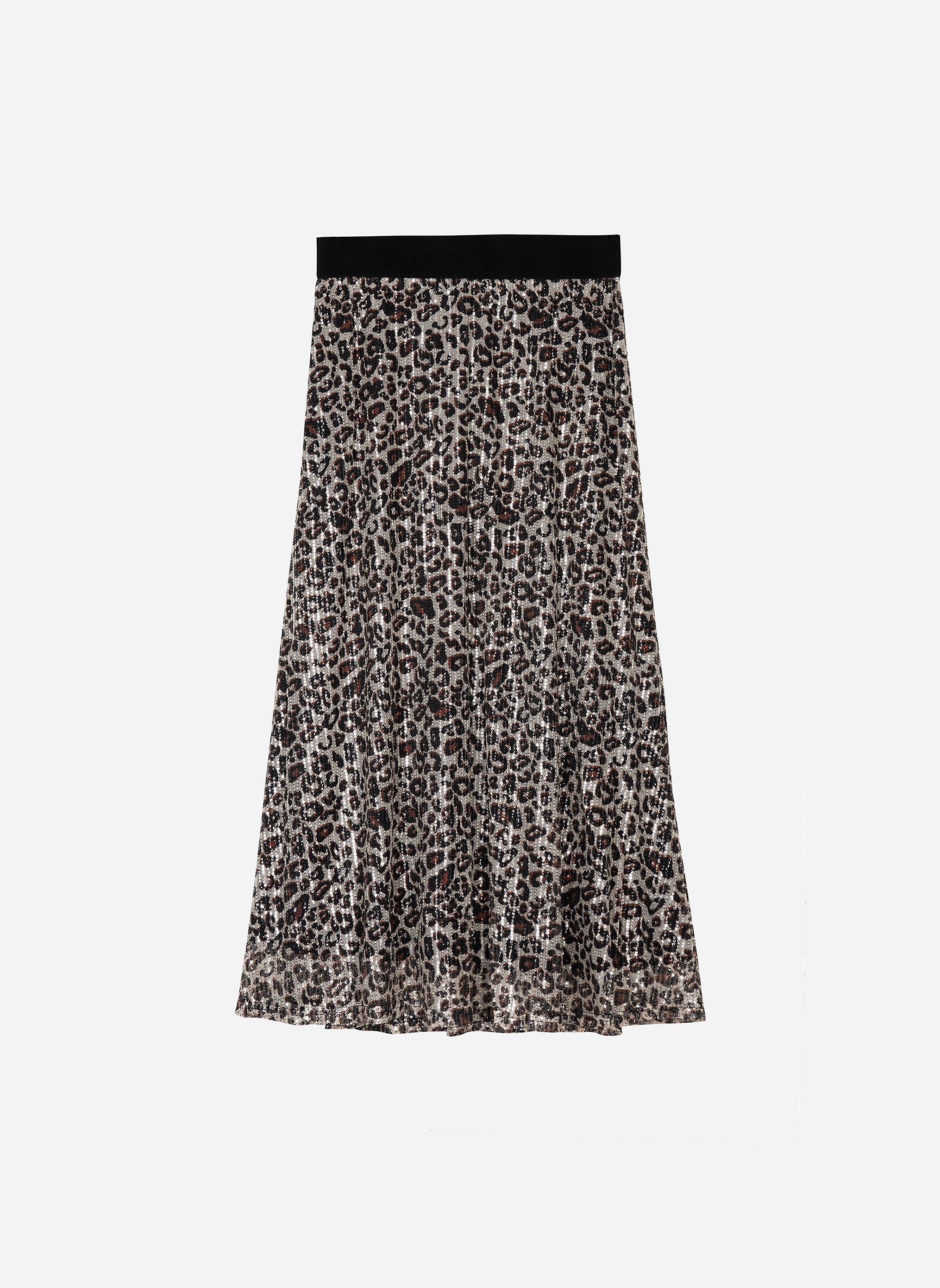 JUPE MIDI JALYS leopard