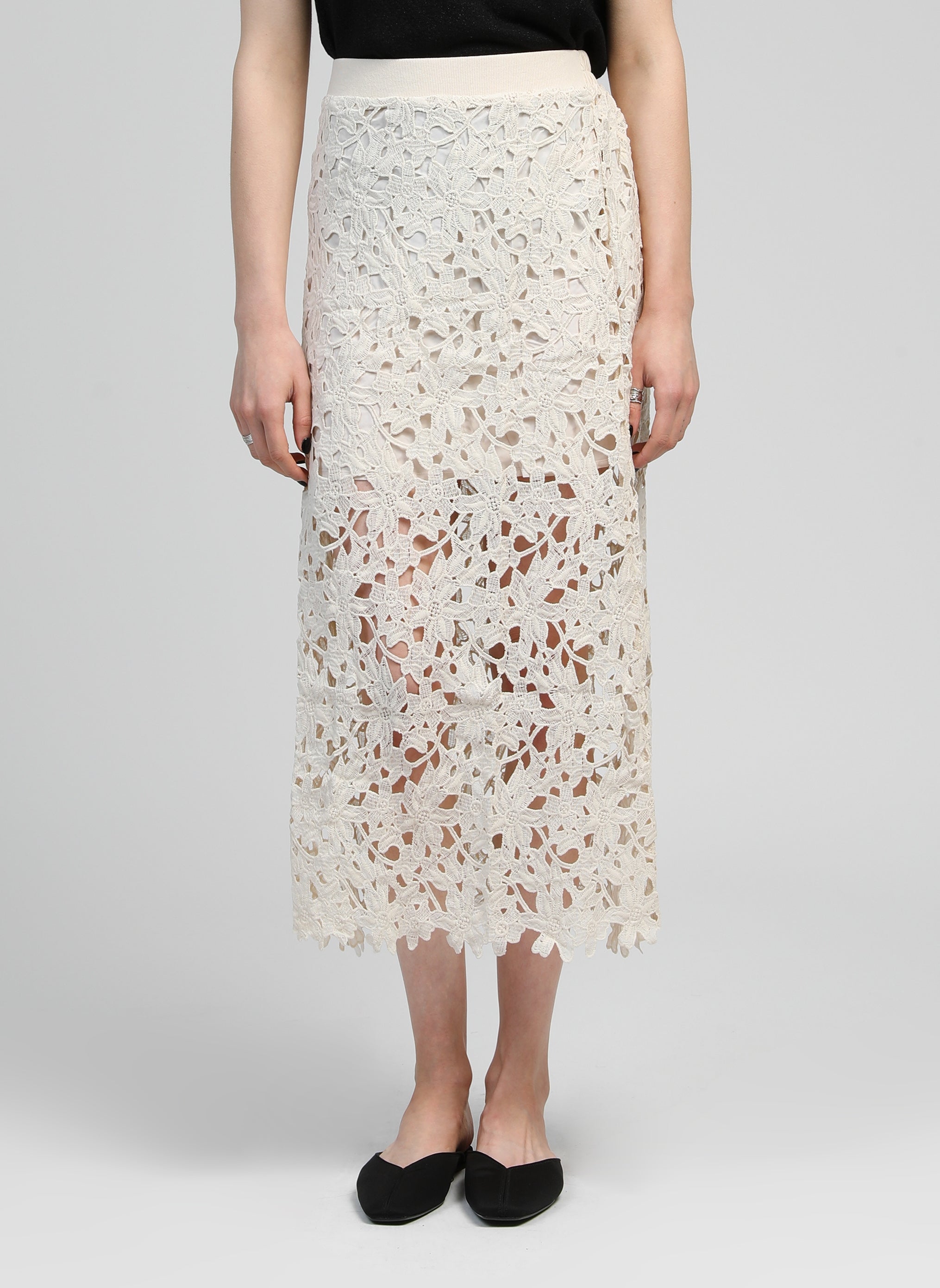 JUVY MIDI SKIRT lino