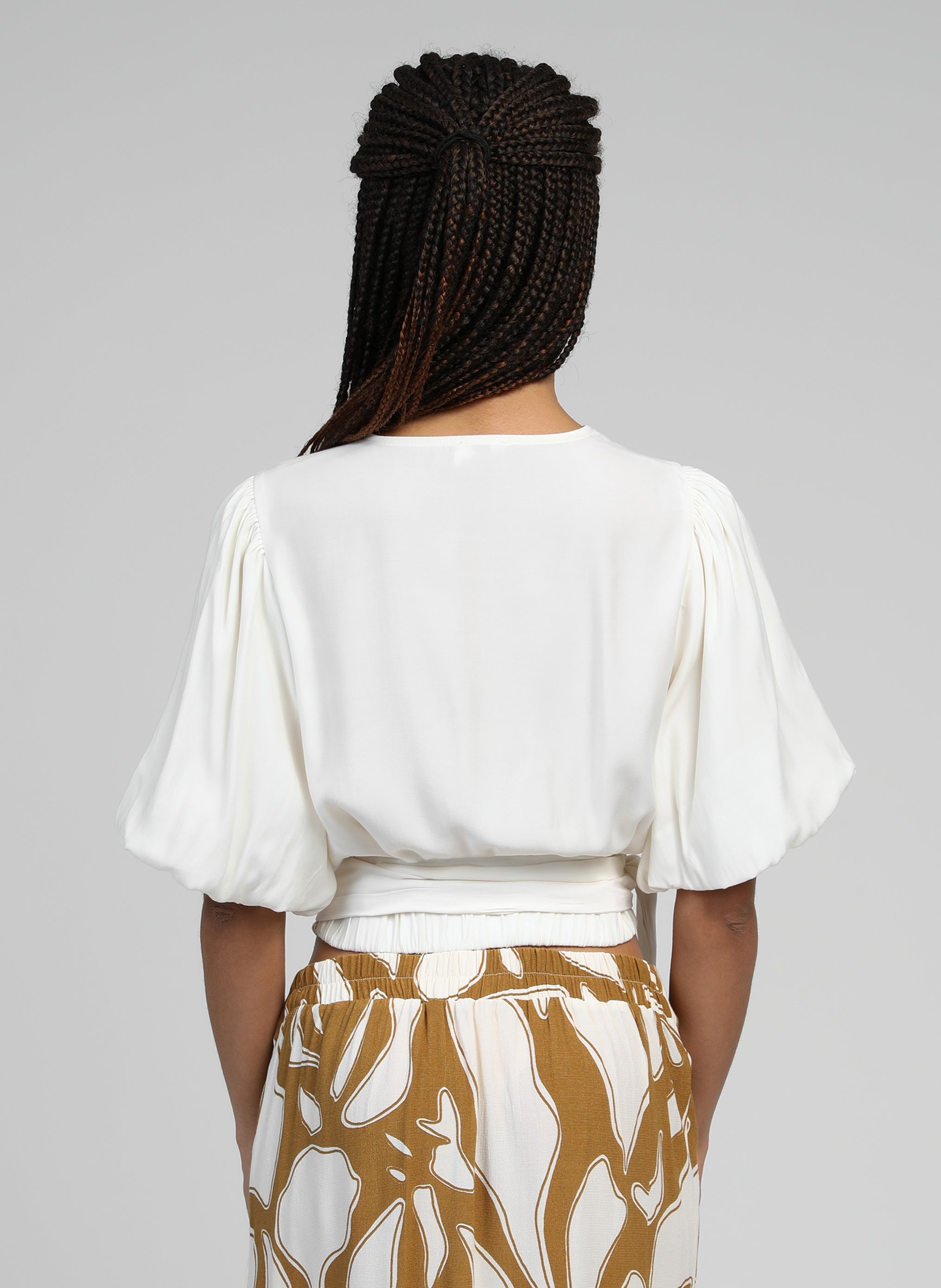 BLOUSE KOMA blanc casse