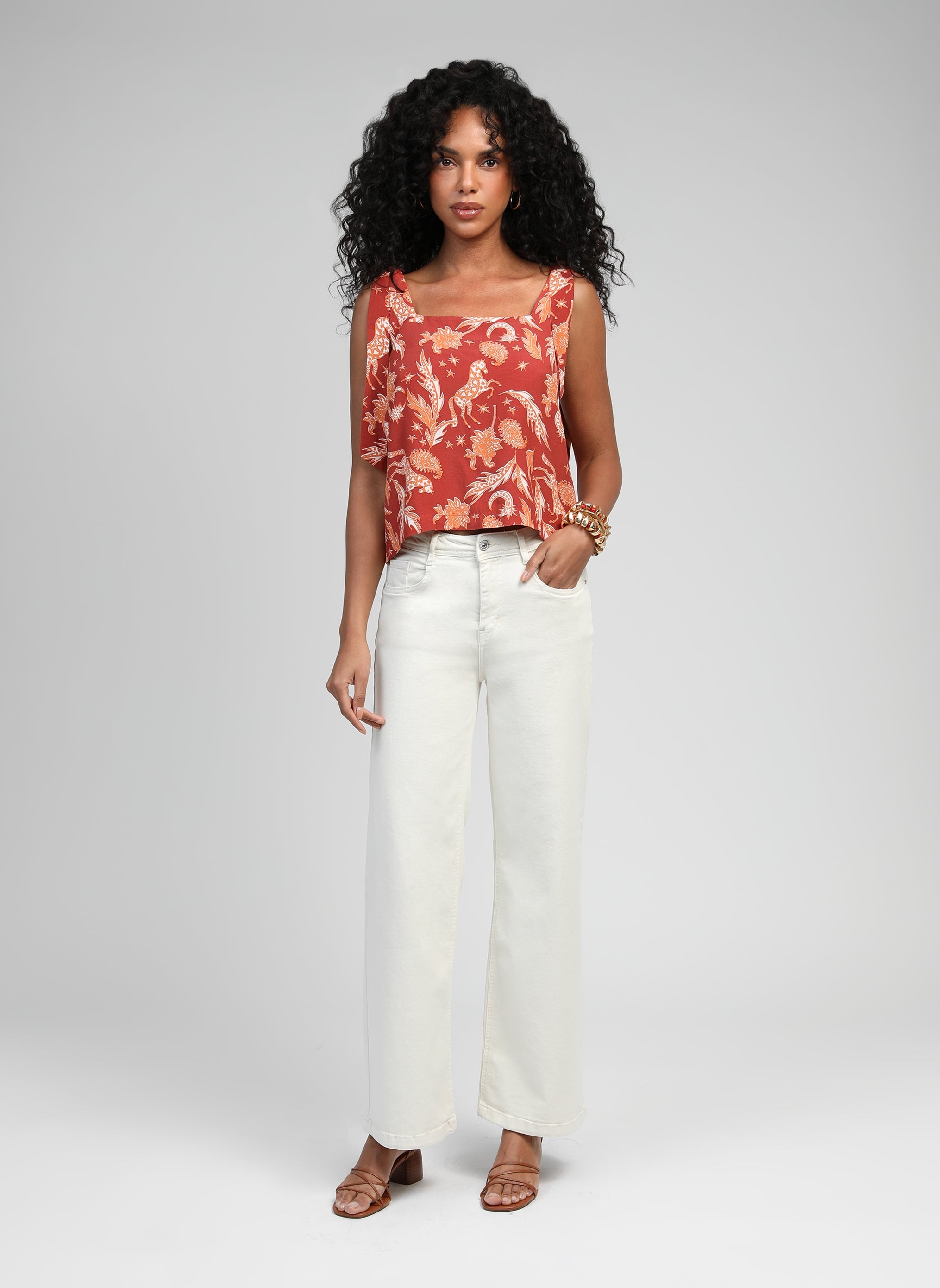 DEBARDEUR KUNO fleche terracotta