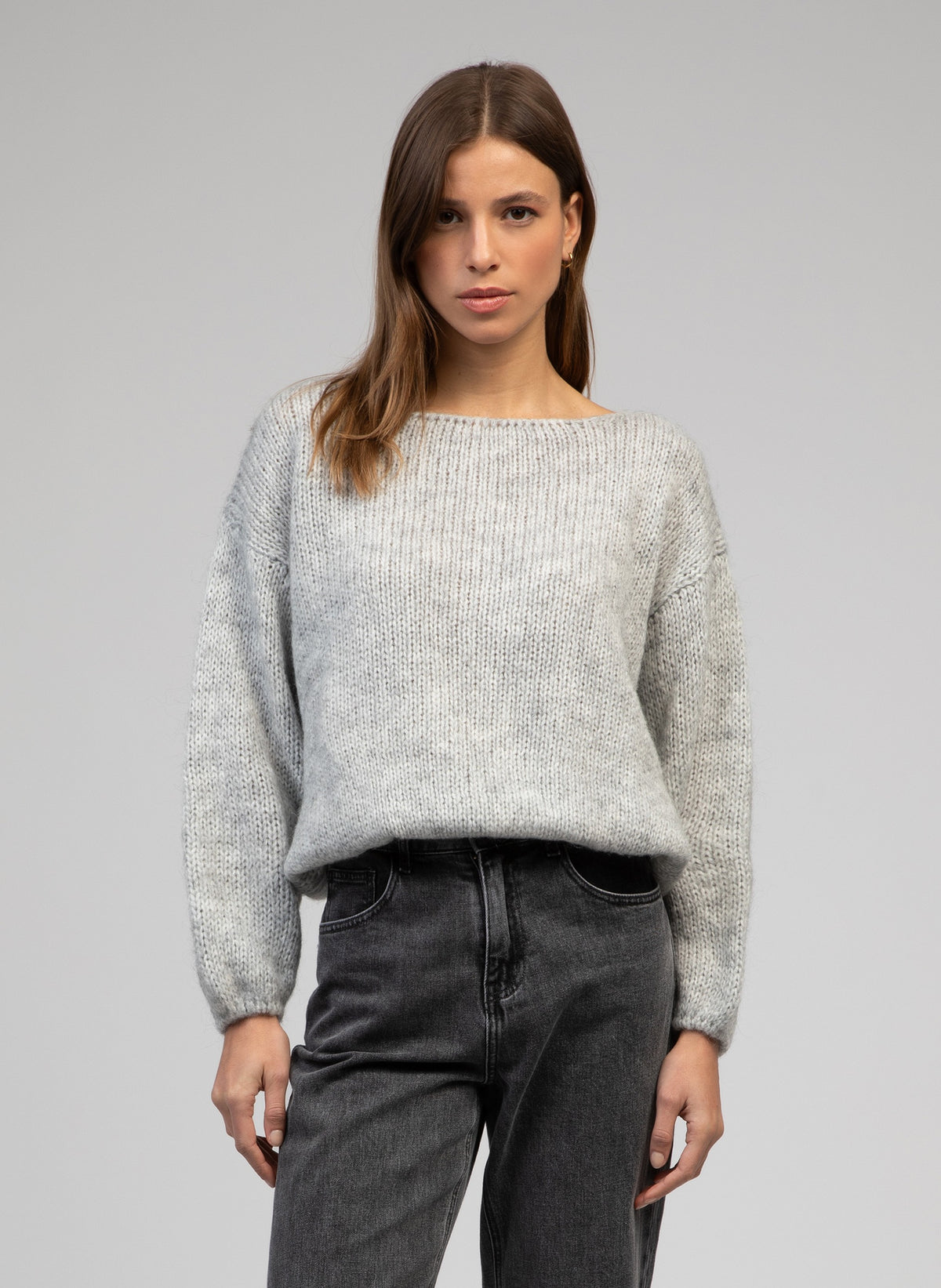 PULL LABONITA gris clair